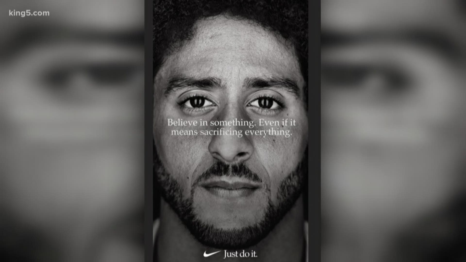 Trump 'fixed' Nike Kaepernick ad using his dad | kens5.com