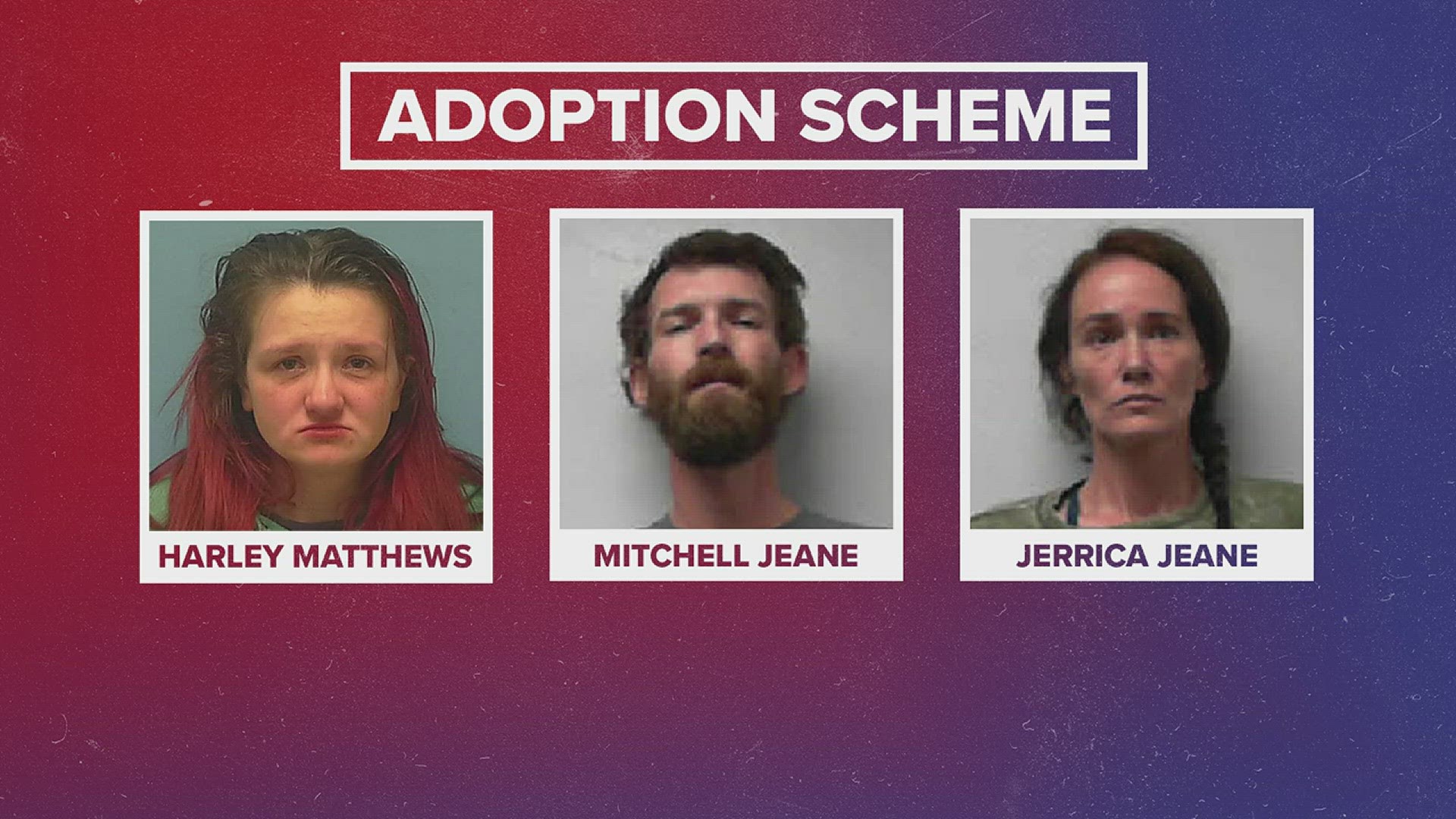 The money she allegedly received was not for any type of lawful adoption purpose according to the indictment.