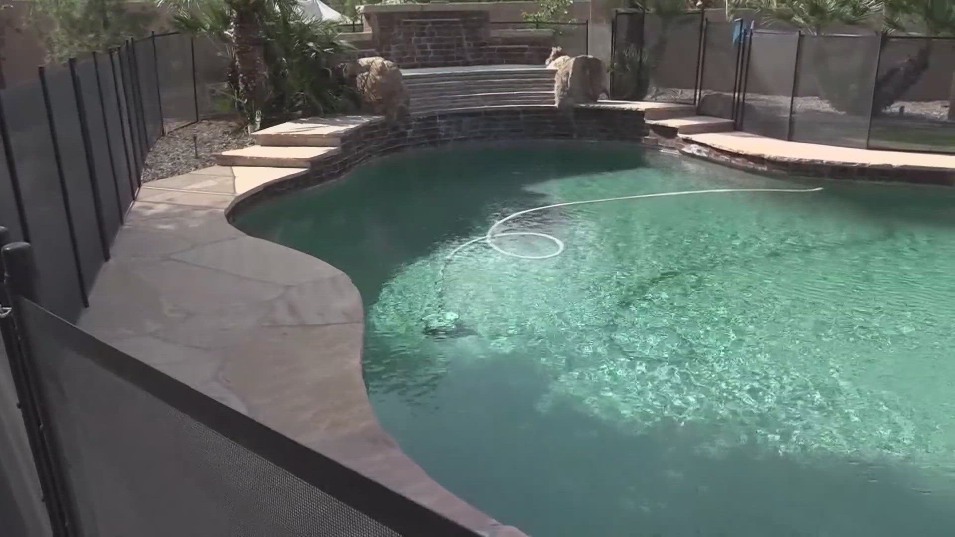 The 3-year-old died at a hospital after a week of life-saving efforts. The boy drowned in a pool.