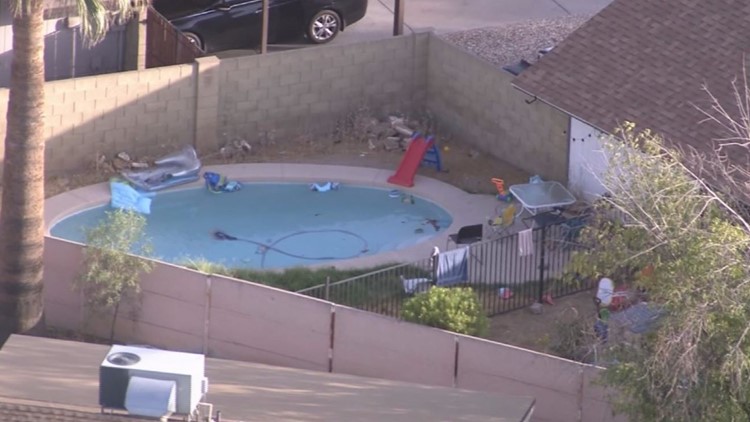 Toddler dies after being pulled from backyard pool in Phoenix