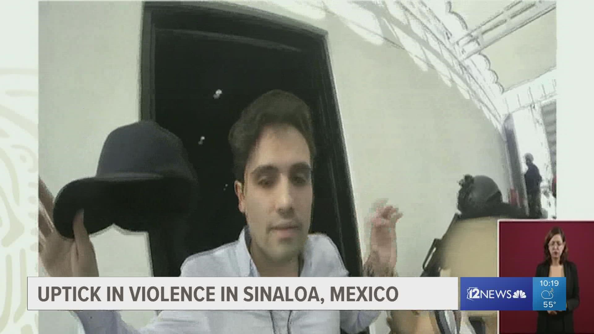 Violence and bloodshed on the streets of Sinaloa following arrest of Ovidio Guzman, the son Joaquin “El chapo” Guzman" the jailed kingpin of the Sinaloa drug cartel