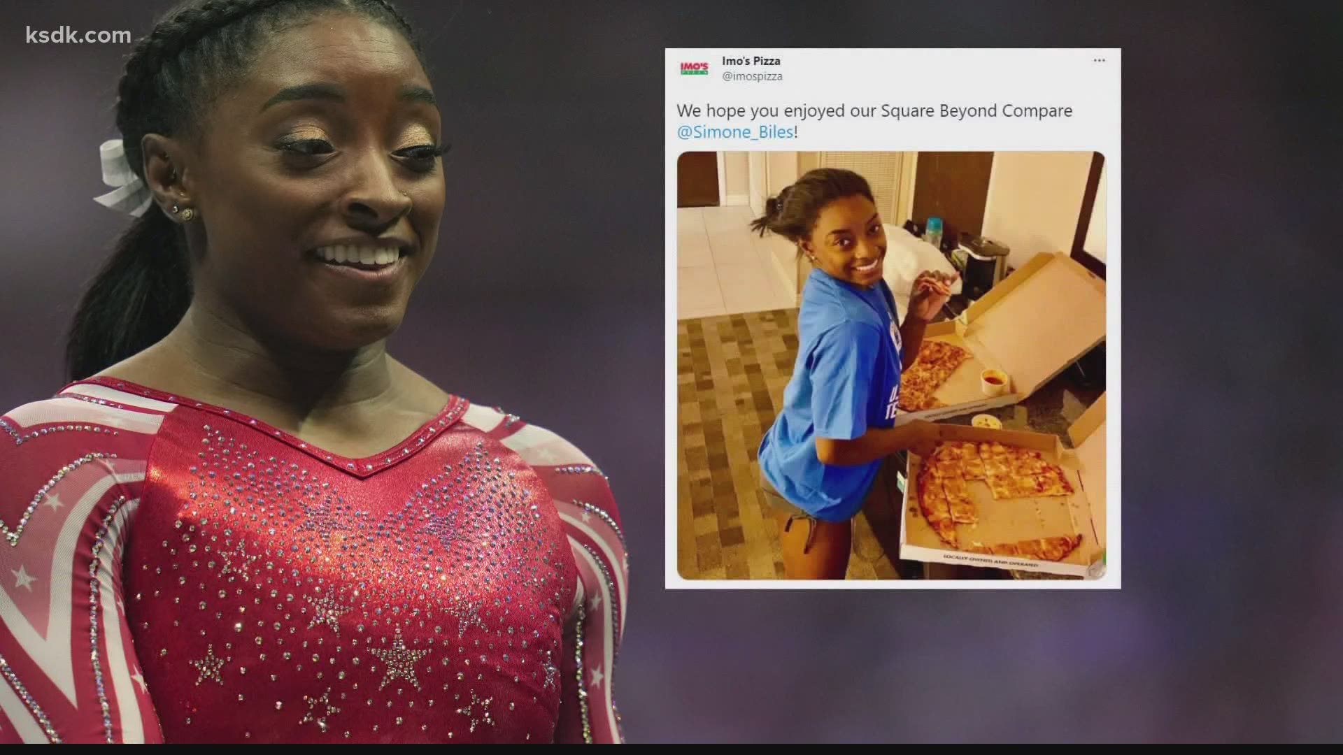 Simone Biles shared on Twitter that she wants another Imo's Pizza even though she's back in Texas. What do you think about Imo's?