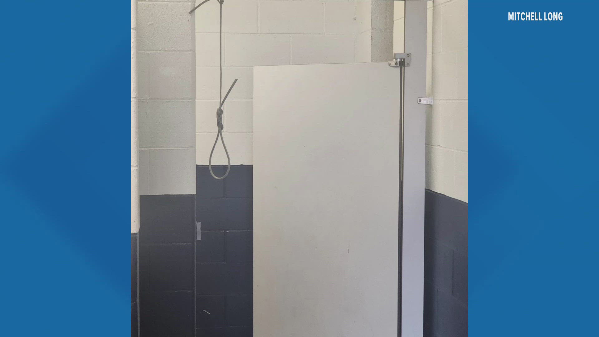 Mitchell Long, a St. Charles County father, said he found the noose hanging inside a restroom near the football field behind Francis Howell Central High School.