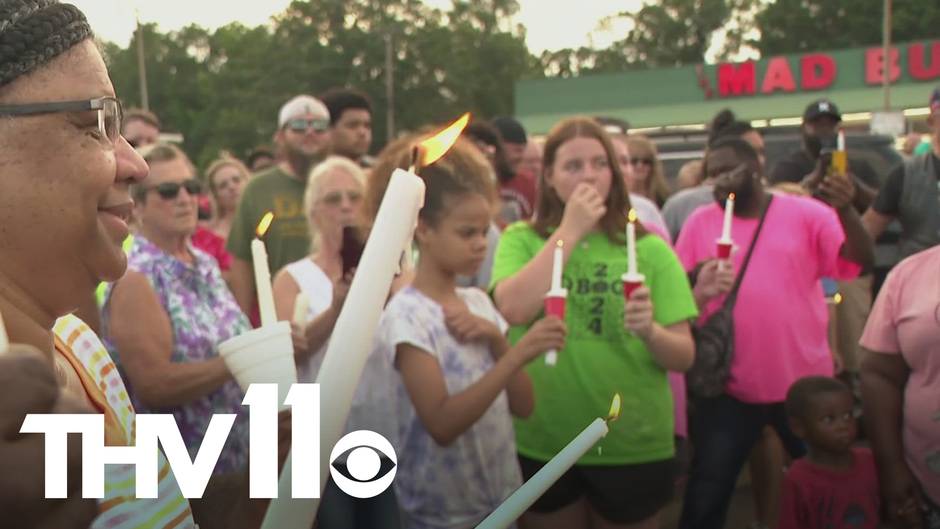 On Sunday, the Fordyce community held a candlelight vigil to remember the victims whose lives were lost in the shooting at the Mad Butcher grocery store.