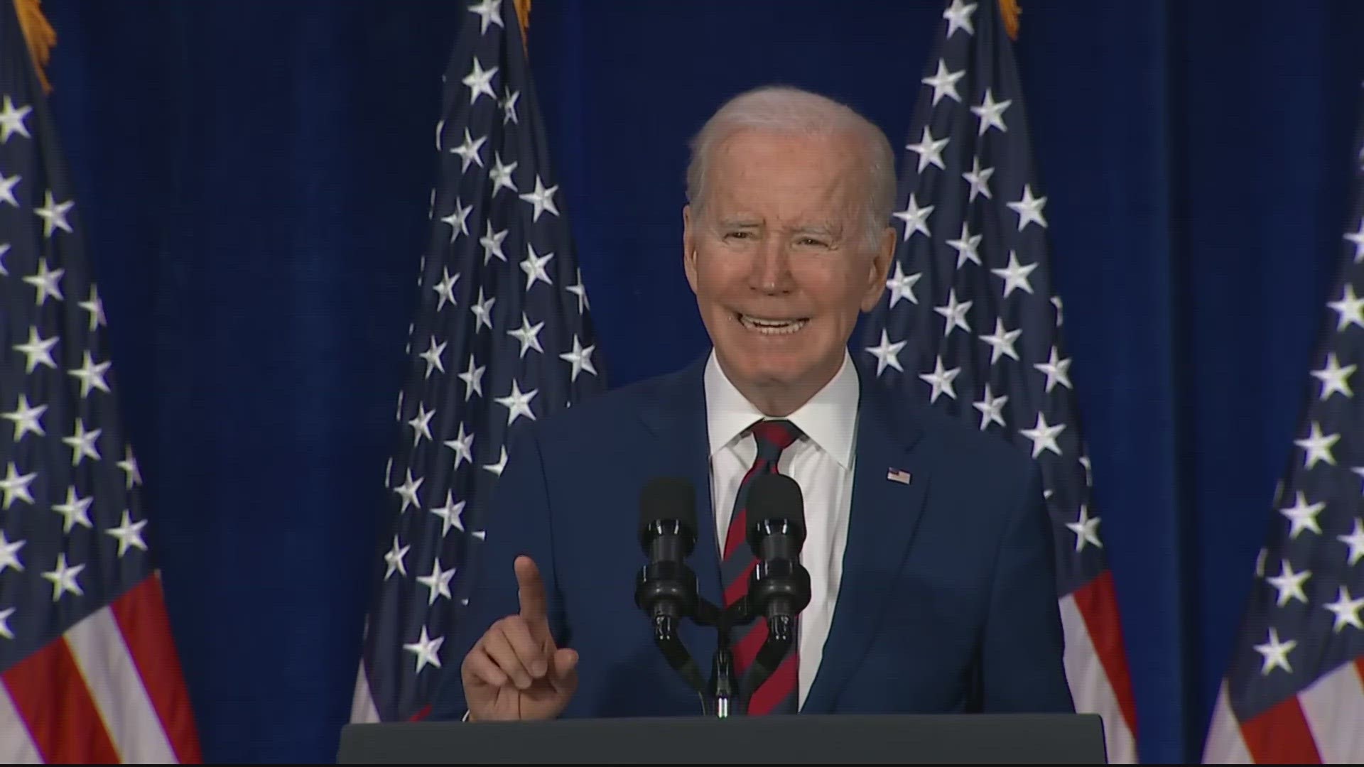 Biden addressed his latest efforts to curb violence during a speech in Monterey Park, California, where a gunman killed 11 during a Lunar New Year celebration.