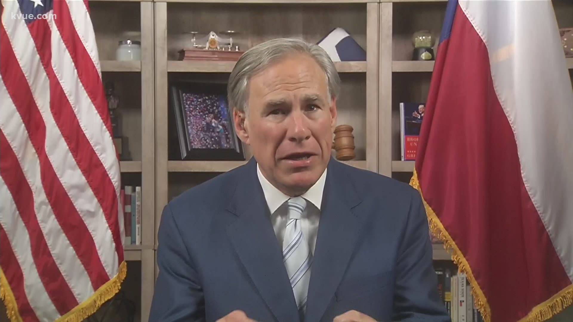 Gov. Greg Abbott joined KVUE live Monday as Democrats fled to Washington, D.C., amid the special session.