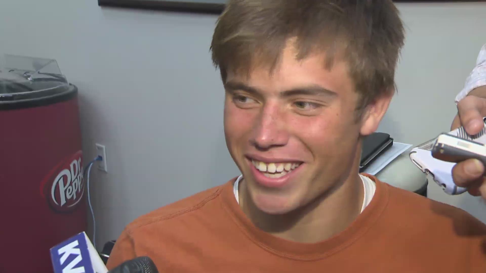 Longhorns react to 48-45 win against arch rival Oklahoma