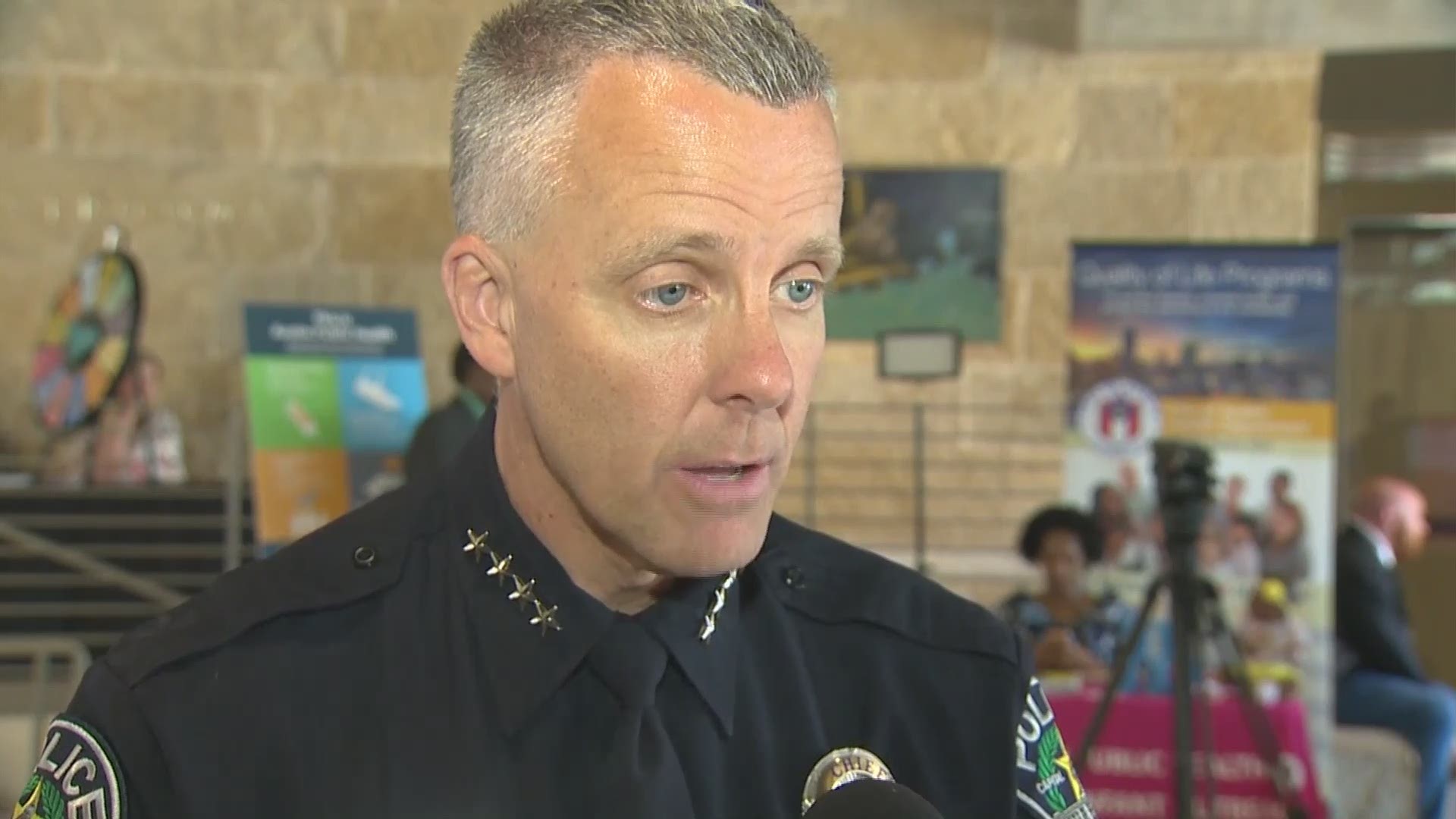 "In no way am I going to be sympathetic toward someone who murdered people in our community," APD Interim Police Chief Brian Manley said. "What my comments were were a reflection of what his comments were."