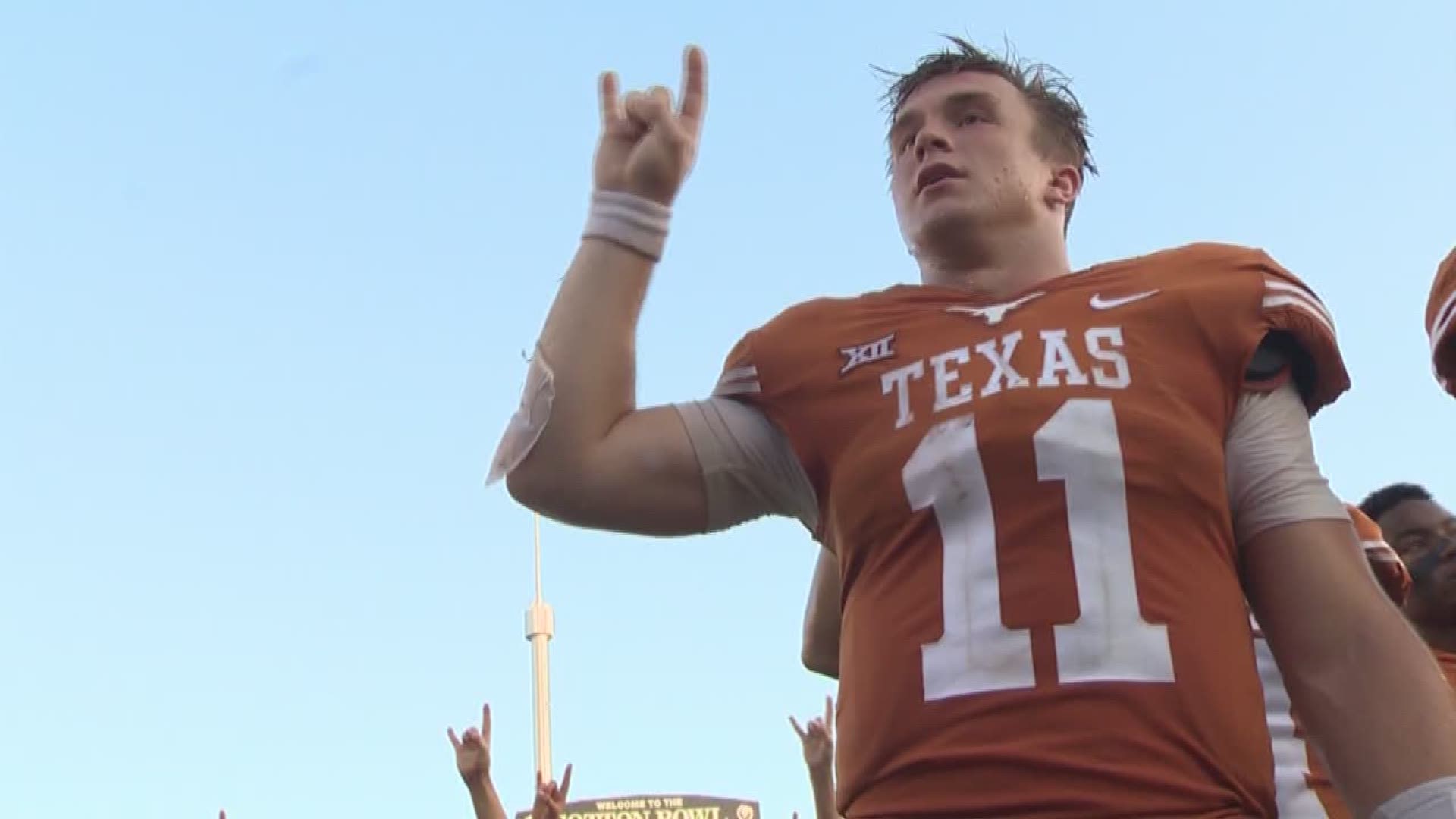 The Oklahoma Sooners beat Texas in the Red River Rivalry.