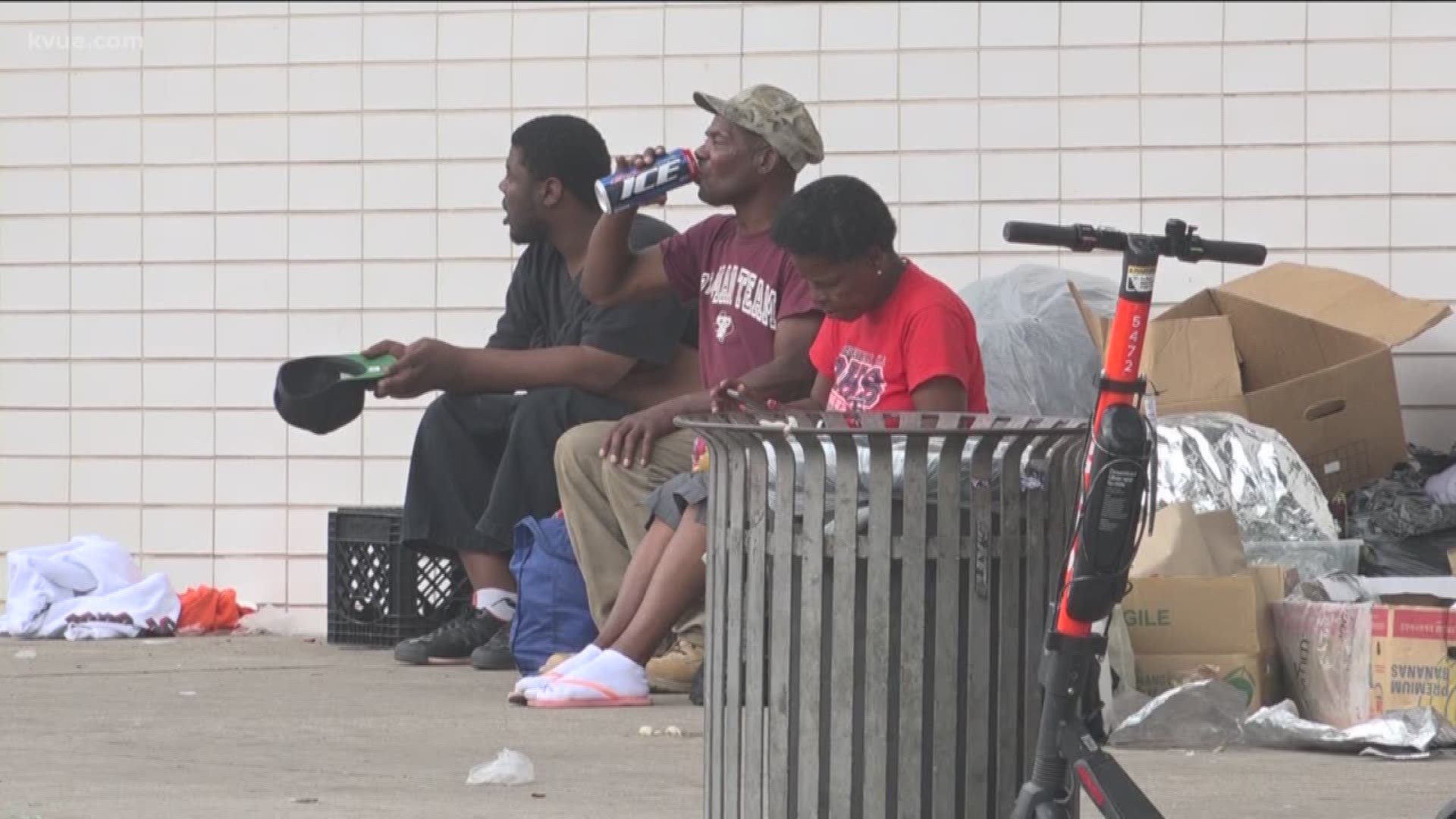 Before the change, it was illegal to sit, lie or camp in public. Now, officers will only give tickets to people who block pathways.