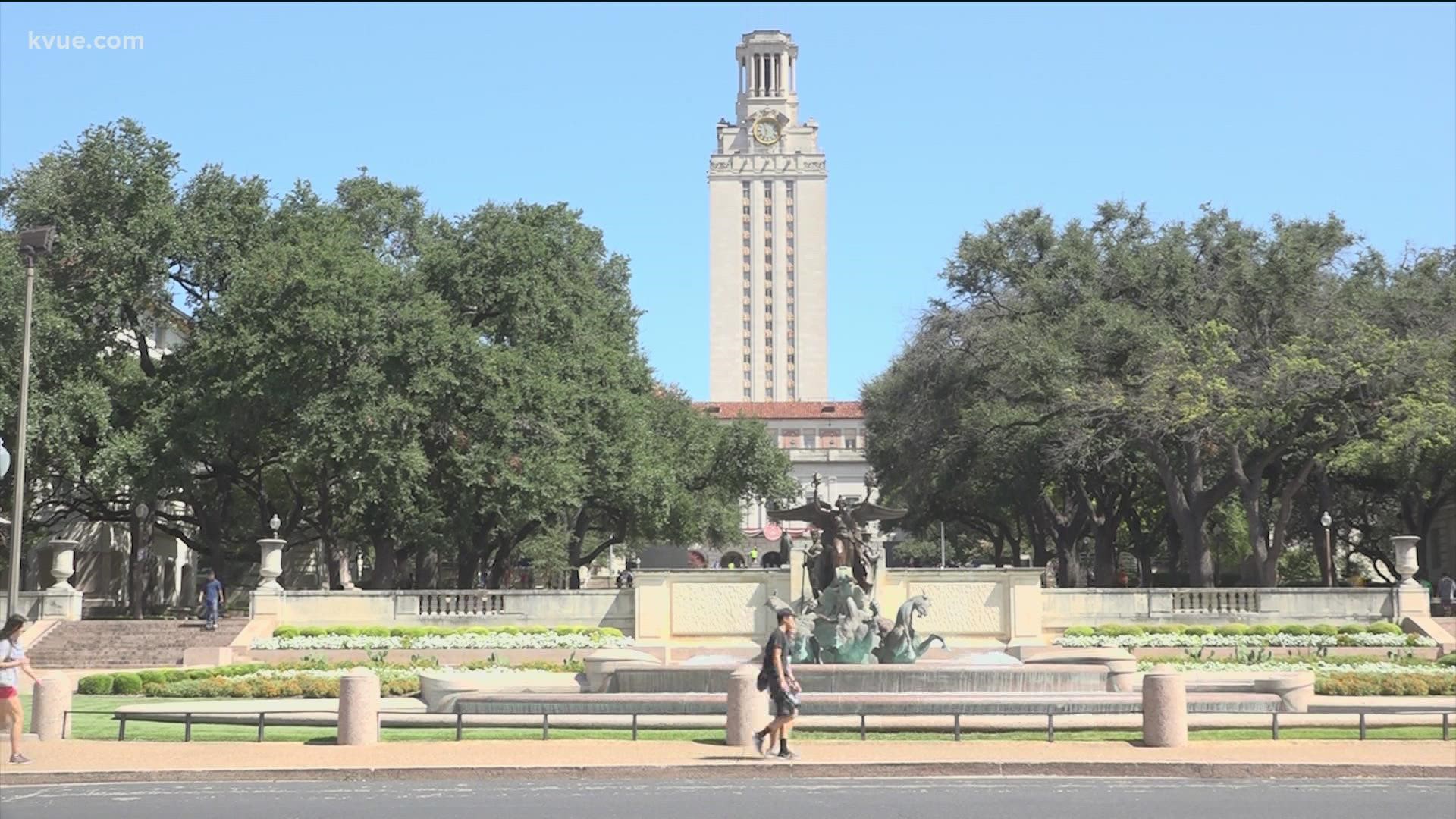 As Austin-area hospitals continue to see a surge of COVID-19 patients, University of Texas at Austin students are returning to classrooms.