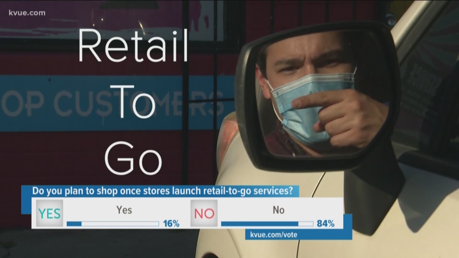 Retail to go begins in Texas on Friday, April 27.