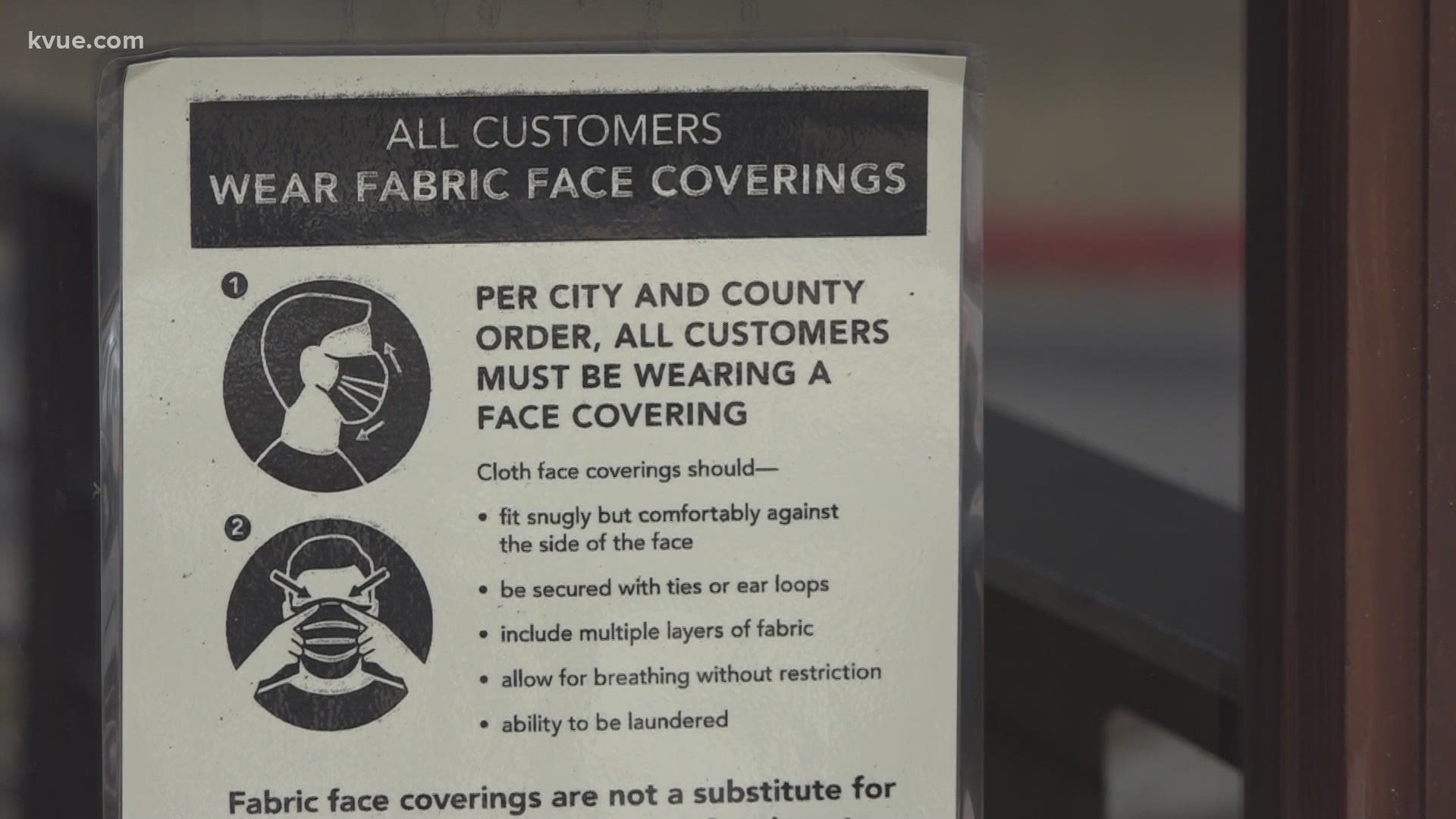 Under the mask mandate, Austin-Travis County require a mask for anyone older than 10 years old.