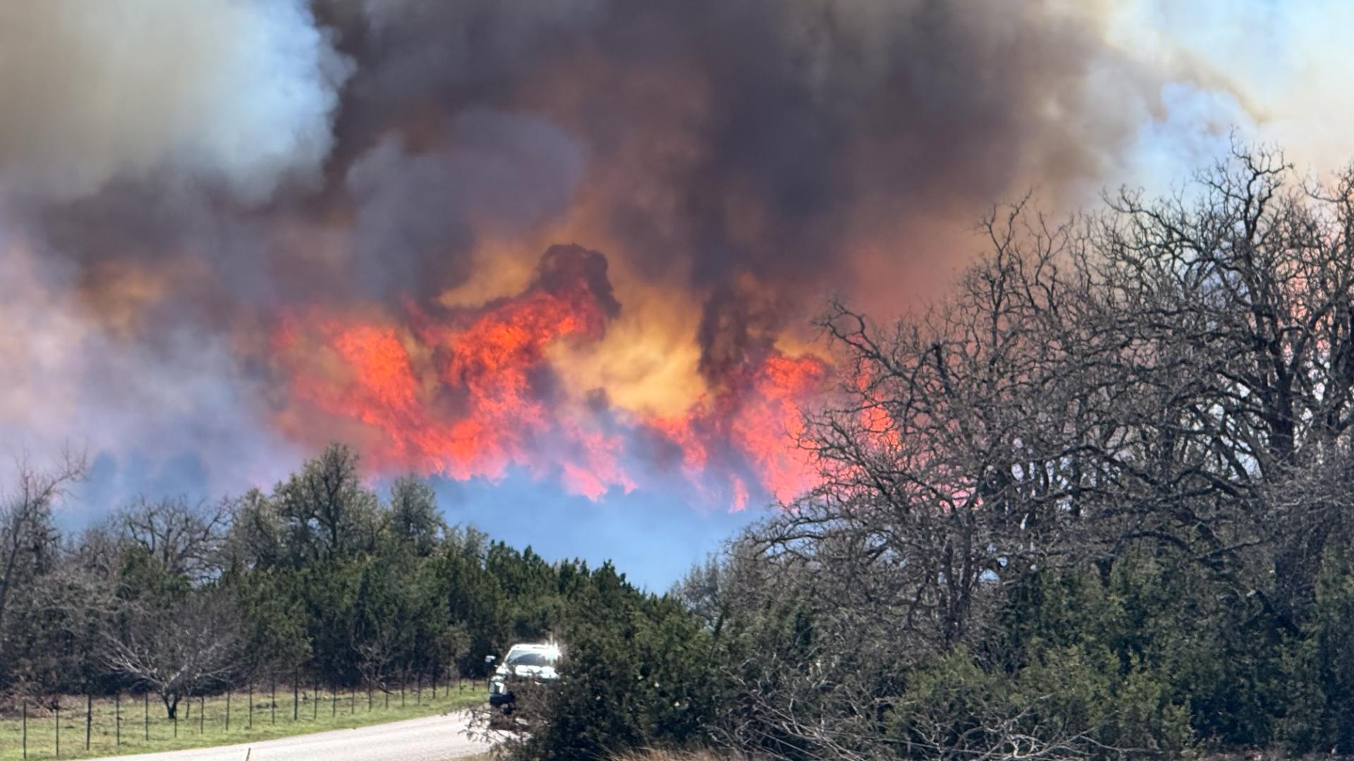 Right now, the fire is 85% contained.