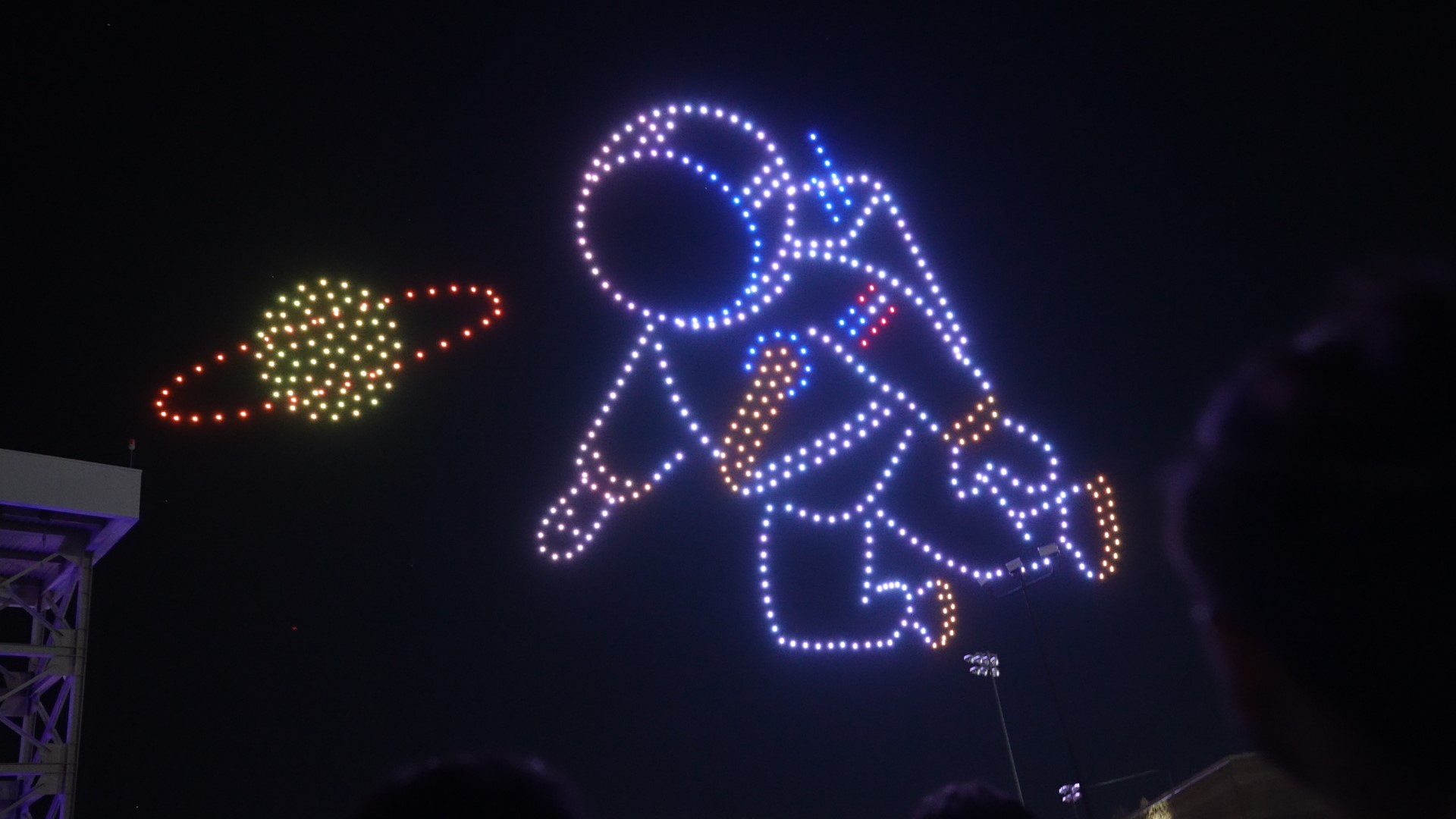 Sky Elements Drone Shows lights up the sky at SXSW 2024 | kens5.com