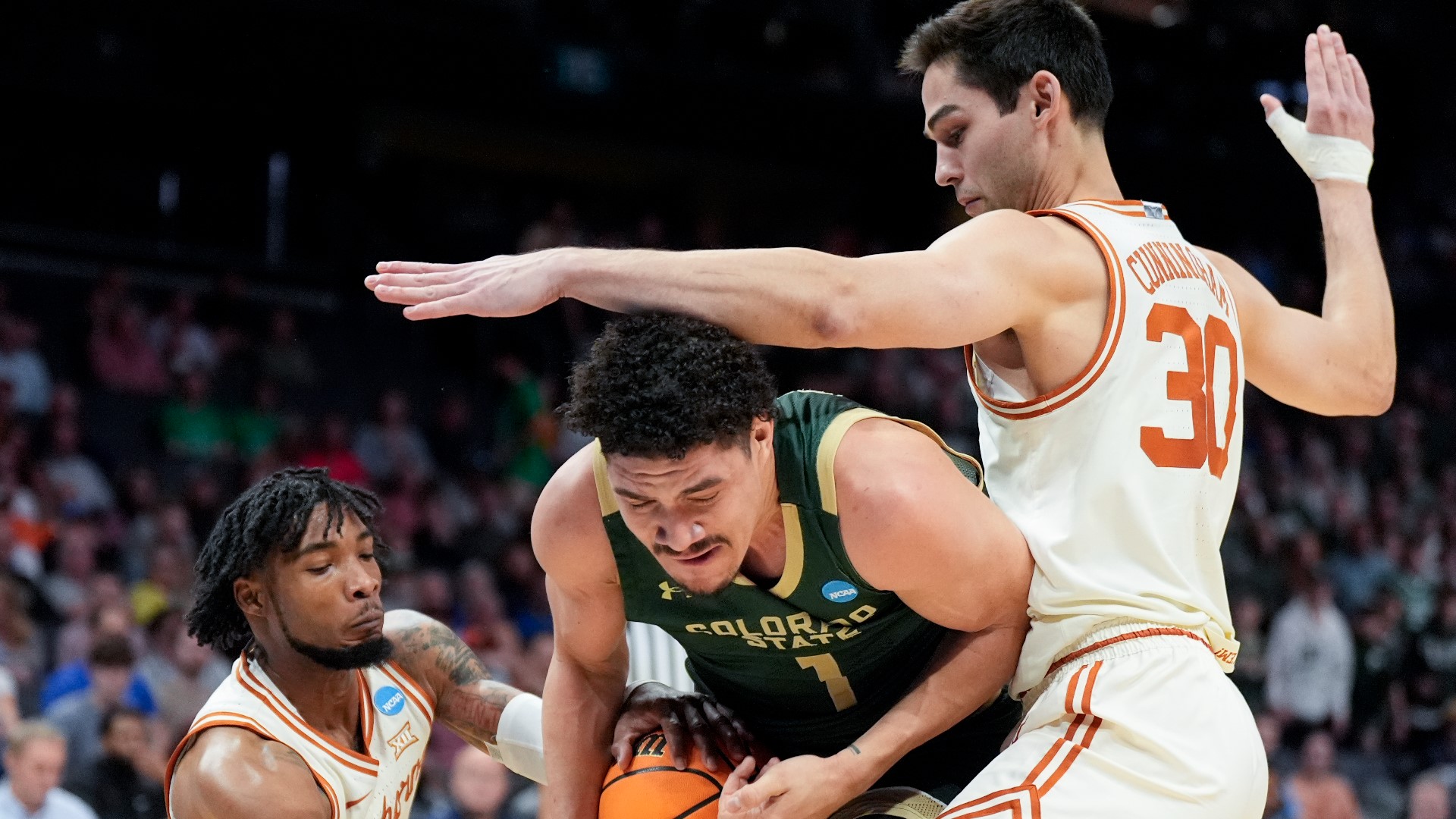 The Longhorns will face Tennessee in the Round of 32.