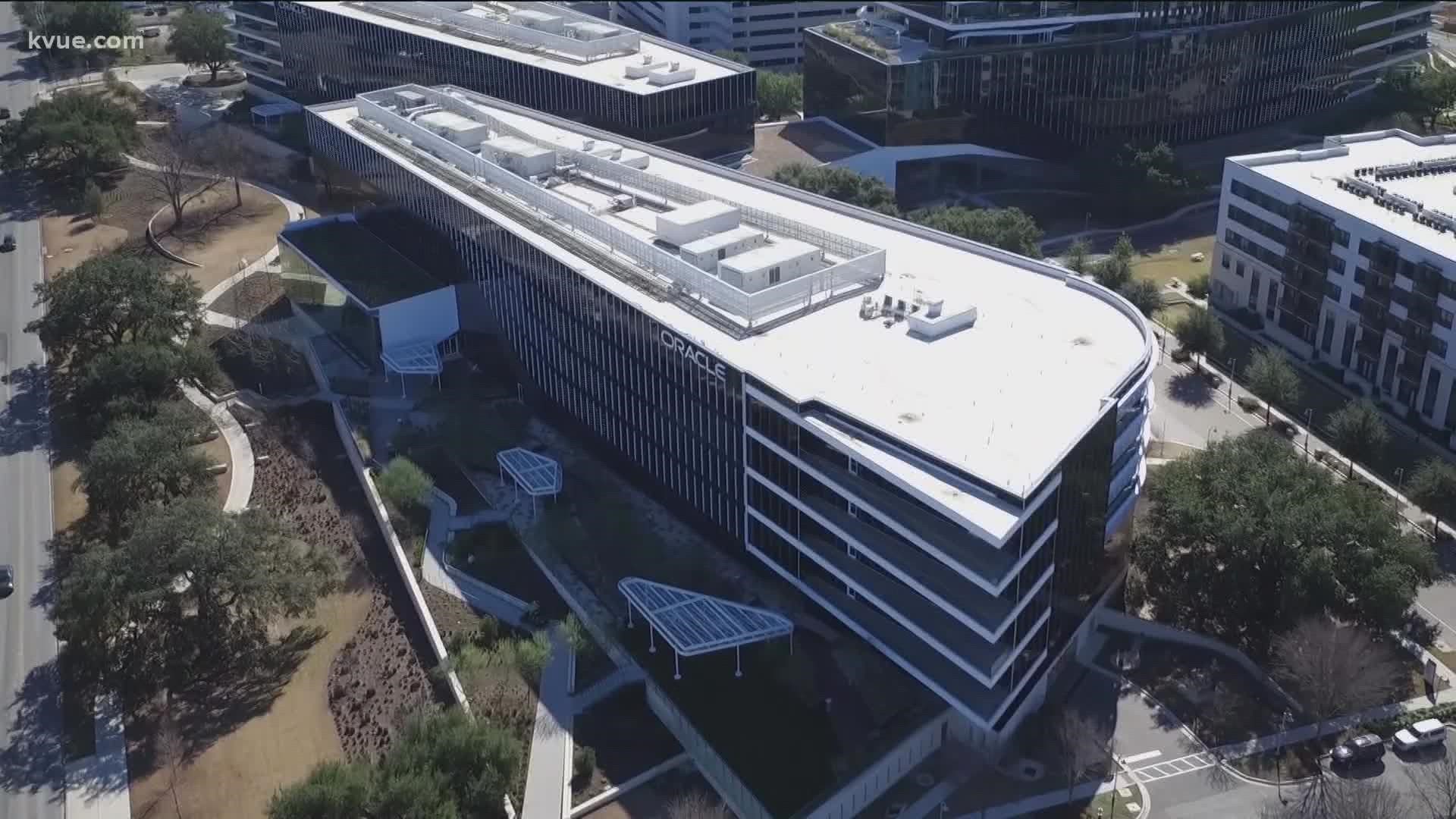 Oracle could end up adding nine more acres to their headquarters in Austin.