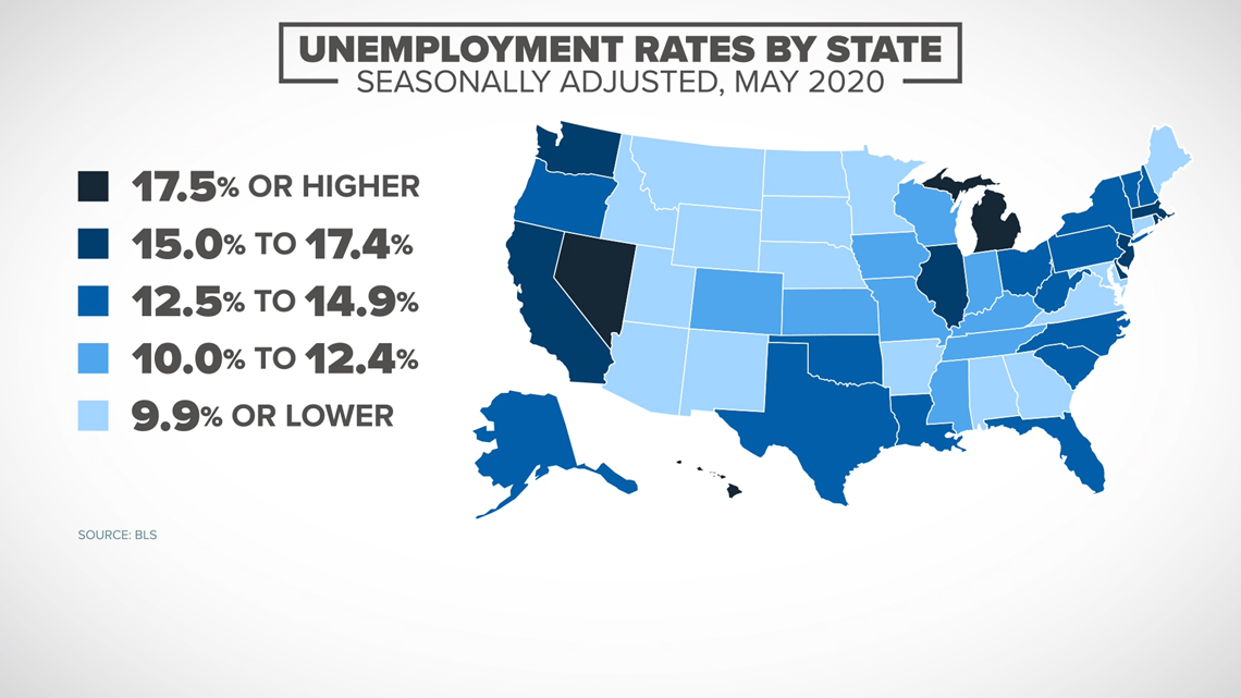 Need a job? Texas had the most openings in May