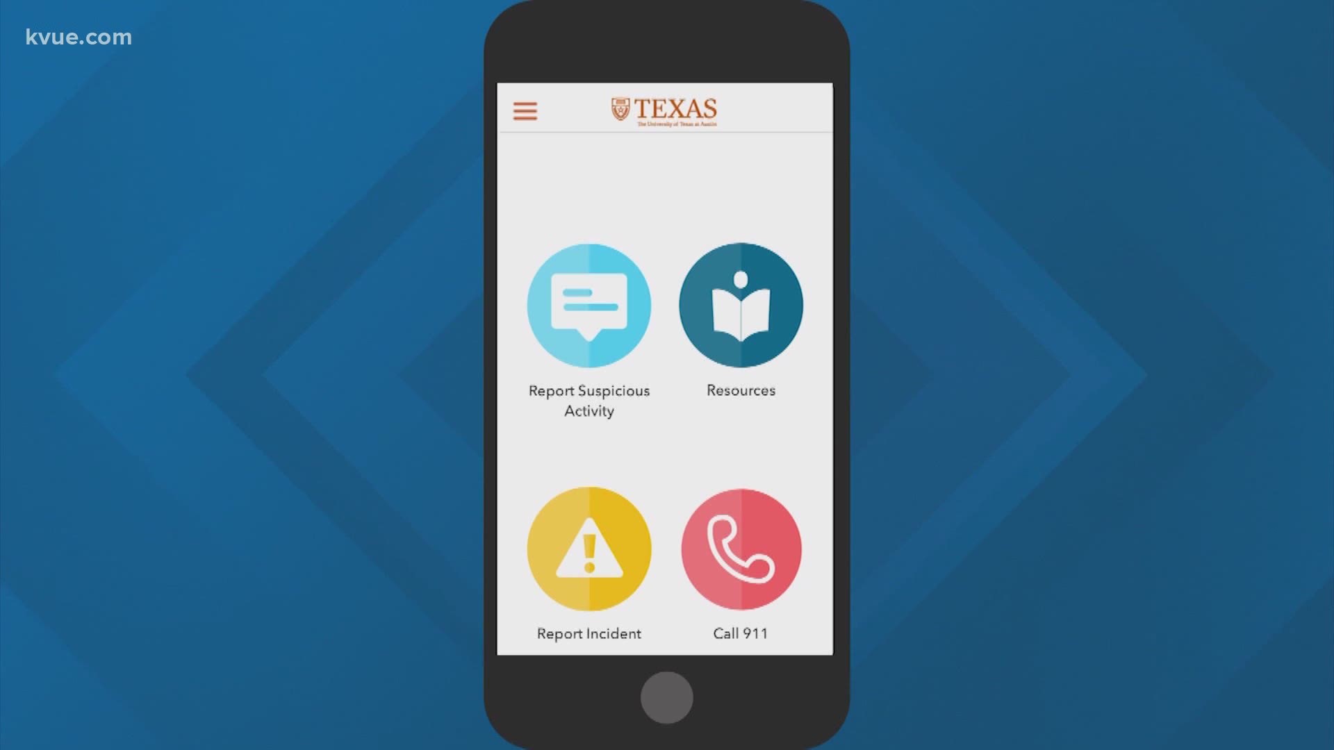 The app is called LiveSafe at UT Austin, and it's available to download in the Apple App Store and the Google Play Store.
