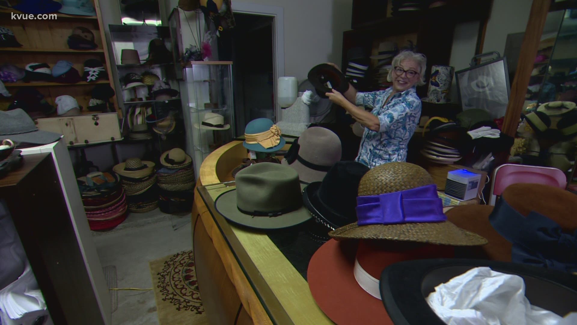 For 46 years, the owner of The HatBox has been fitting people from all walks of life into hats. But COVID-19 has forced her to change how she does business.
