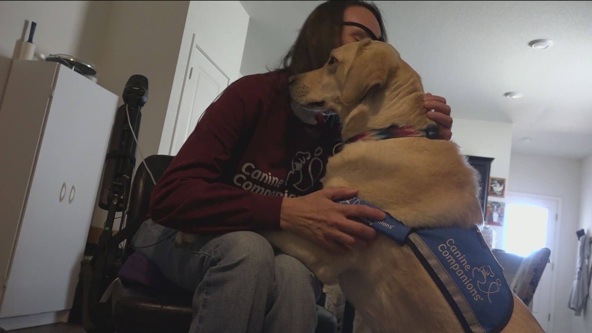 An unlikely companion made a disabled Central Texas woman realize she can still overcome her setbacks.