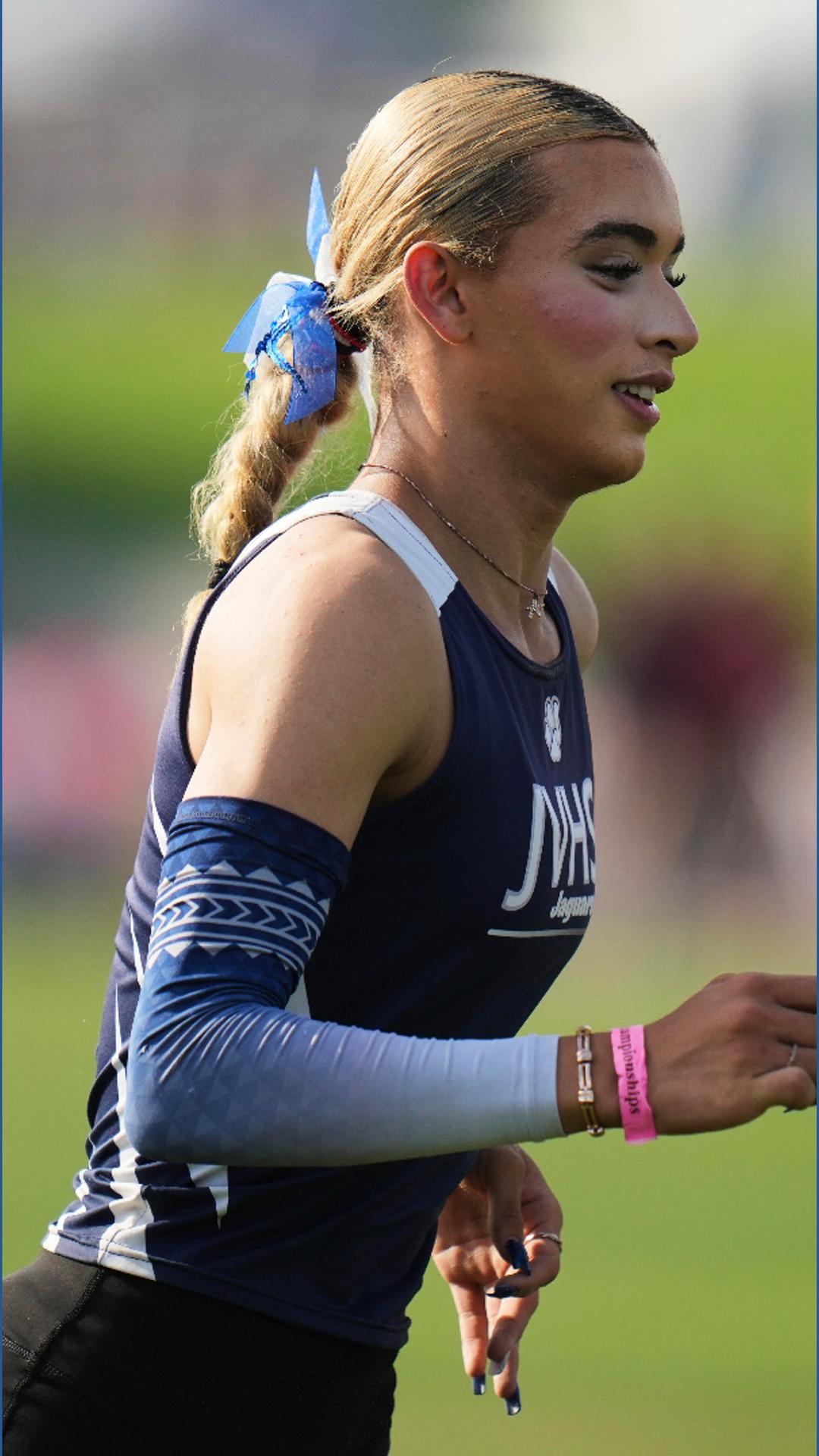 Trans teen AB Hernandez wins girls high jump event at CIF track and ...