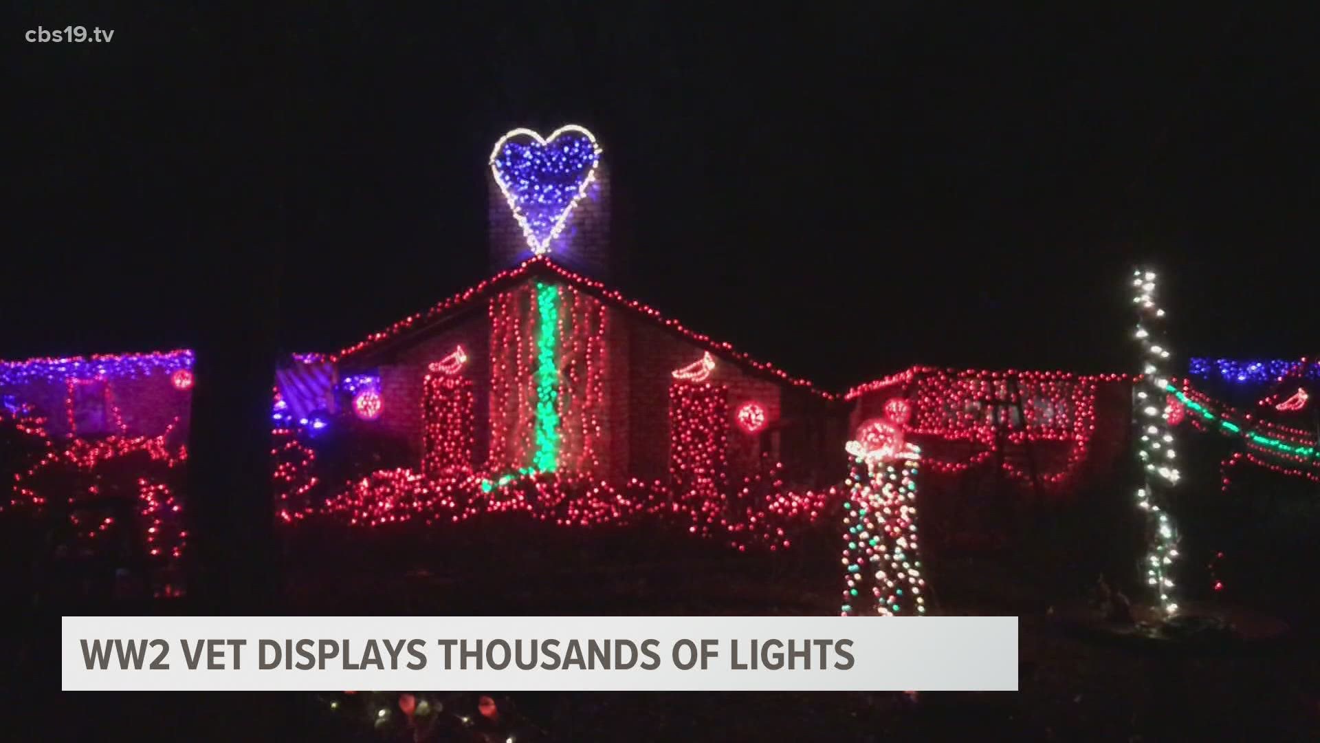 For 48 Christmases, Ray Terry, of Whitehouse, has been flipping this switch to display his Christmas lights for all of East Texas to see!