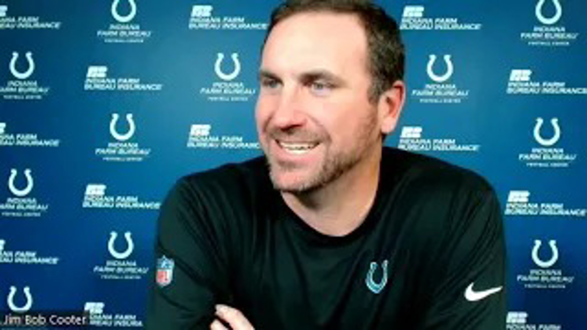 Indianapolis Colts OC Jim Bob Cooter discussed the team's win over the Pittsburgh Steelers.