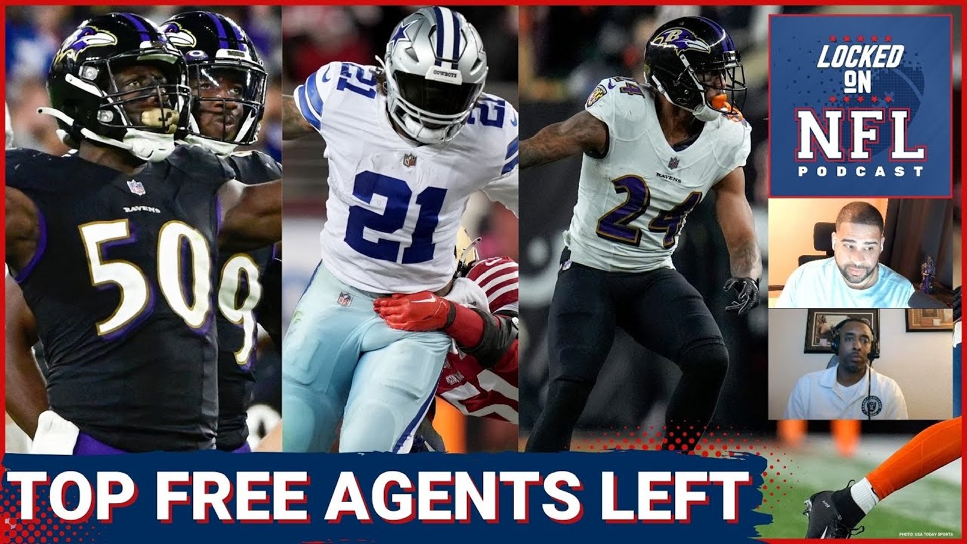 Top NFL Free Agents Available after NFL Draft. Marcus Peters Top CB? Who Gets Ezekiel Elliott?