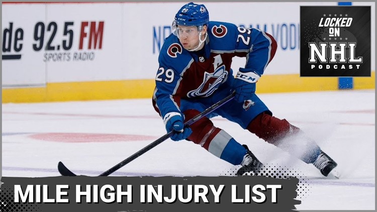 Nathan MacKinnon joins long list of Colorado Avalanche injuries