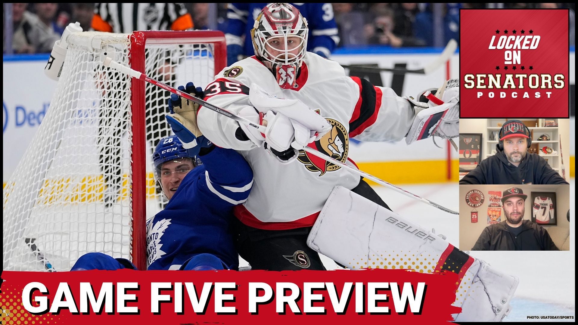 It’s Game Five tonight in the Battle of Ontario and the Senators are hoping to drag this series back to Ottawa!