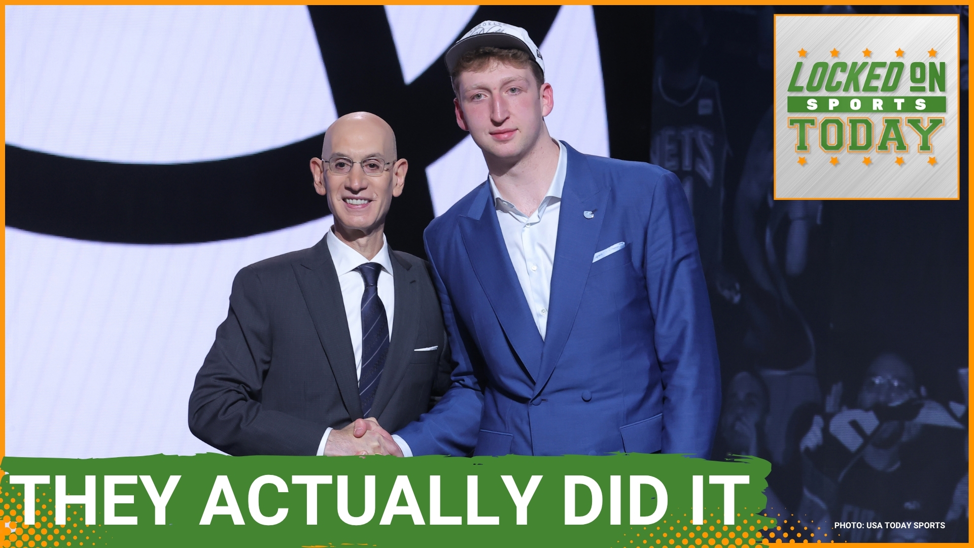 The Brooklyn Nets actually did it. They used every one of their five first-round picks. Also, the Spurs absolutely crushed the draft.