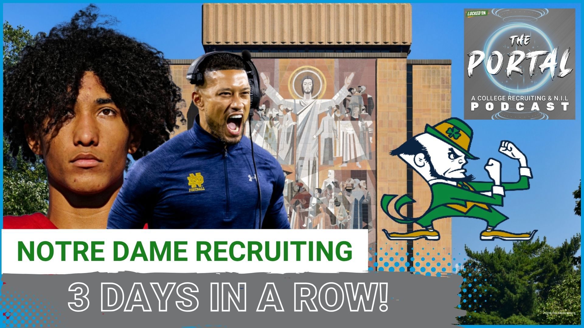 Notre Dame added wide receiver recruit Brayden Robinson. Kaydon Finley & Devin Fitzgerald also committed this weekend. Notre Dame could sign the #1 recruiting class.