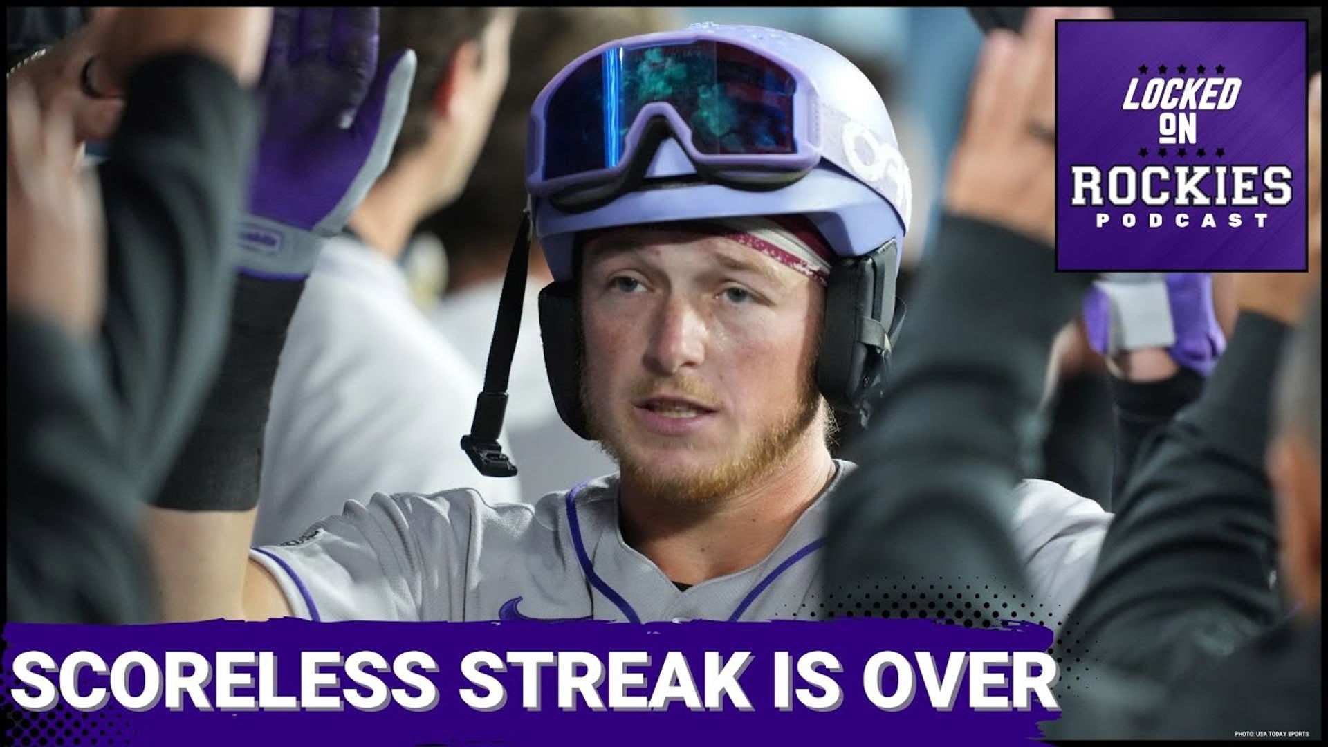 The consecutive scoreless inning streak carried on to the 6th inning of Monday's game in LA, establishing a new Rockies record of 33 scoreless innings