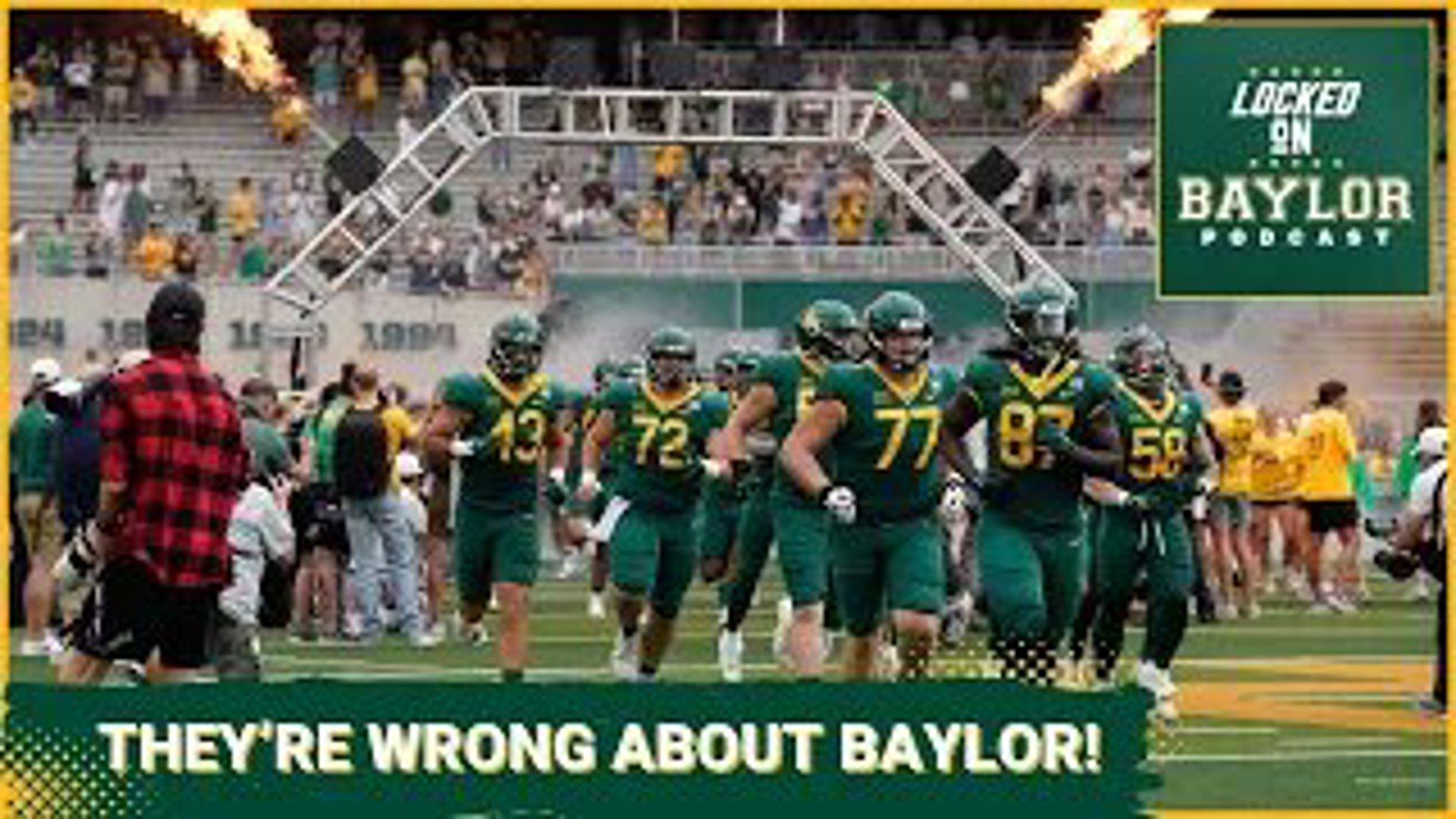 We are now just five days from the Baylor Bears kicking off the 2024 football season against Tarleton State.