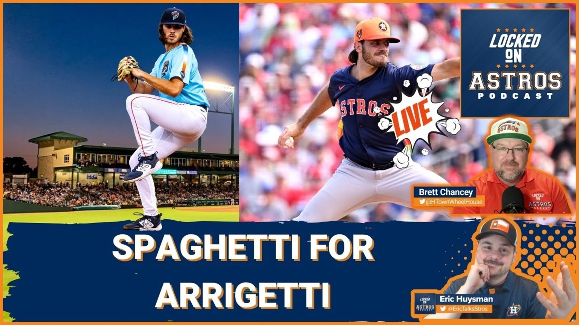 Astros: Spaghetti for Arrighetti