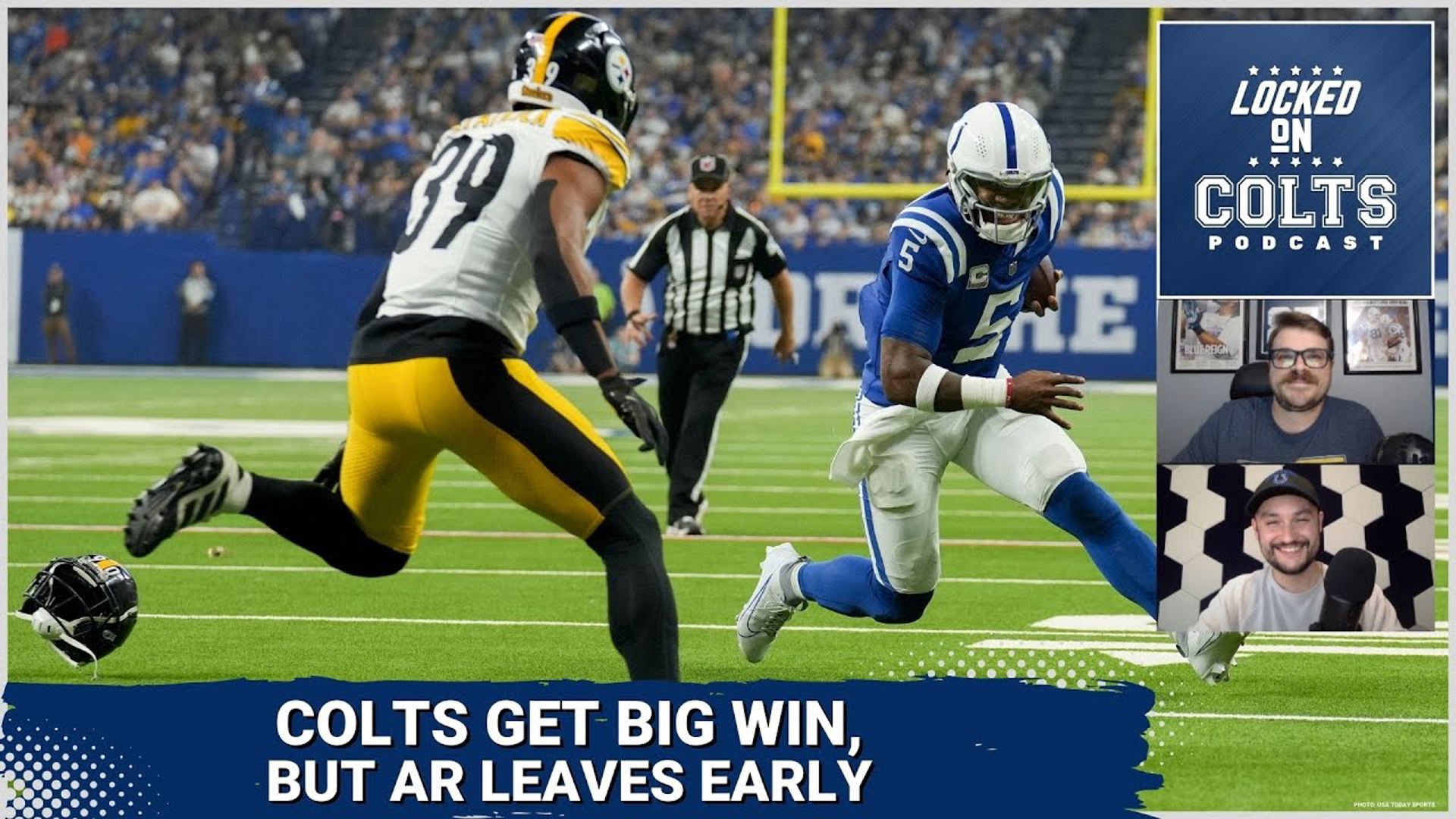 The Indianapolis Colts weathered a second-half storm en route to a 27-24 victory over the previously undefeated Pittsburgh Steelers, but Anthony Richardson got hurt.