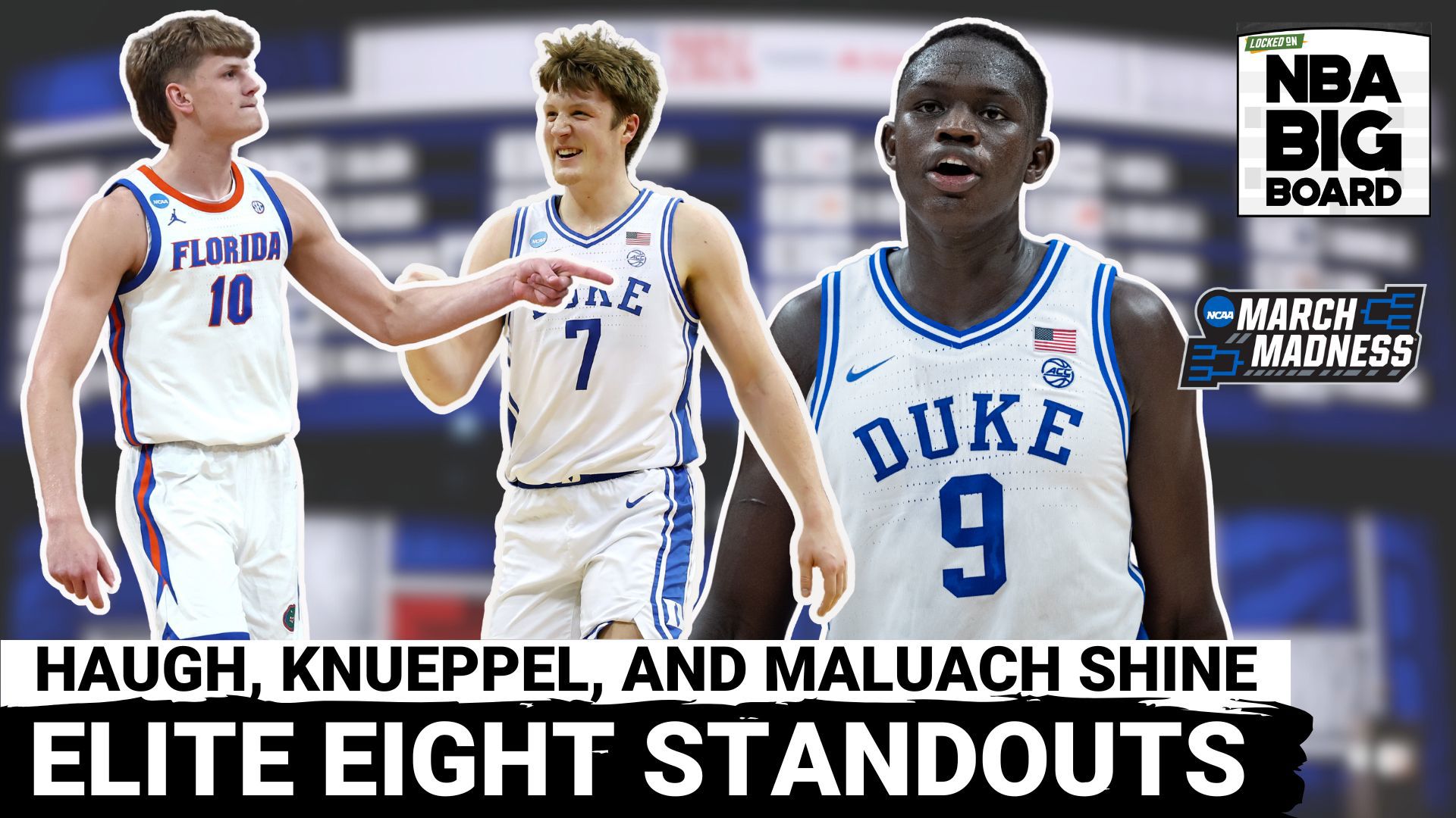 Rafael Barlowe welcomed analyst Leif Thulin to discuss three standout players who significantly boosted their draft stock during the Elite Eight.
