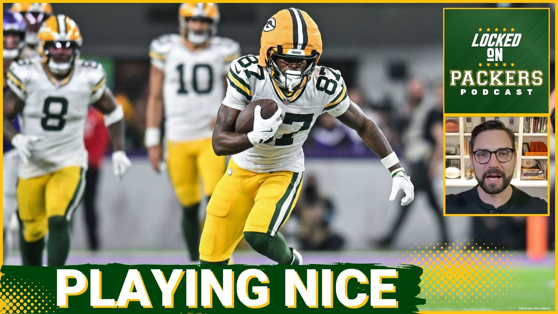 Reports out of offseason workouts have the "veteran" receivers working well with Matthew Golden and Savion Williams, but will it last once the games actually start?