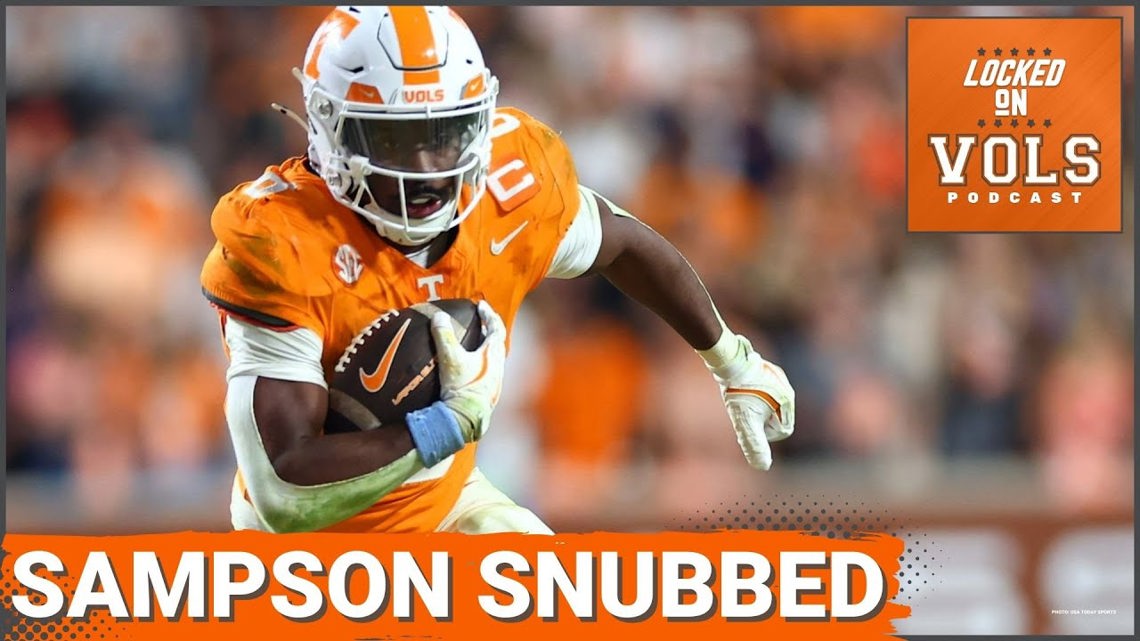 Tennessee Football RB Dylan Sampson SNUBBED By Doak Walker Award ...