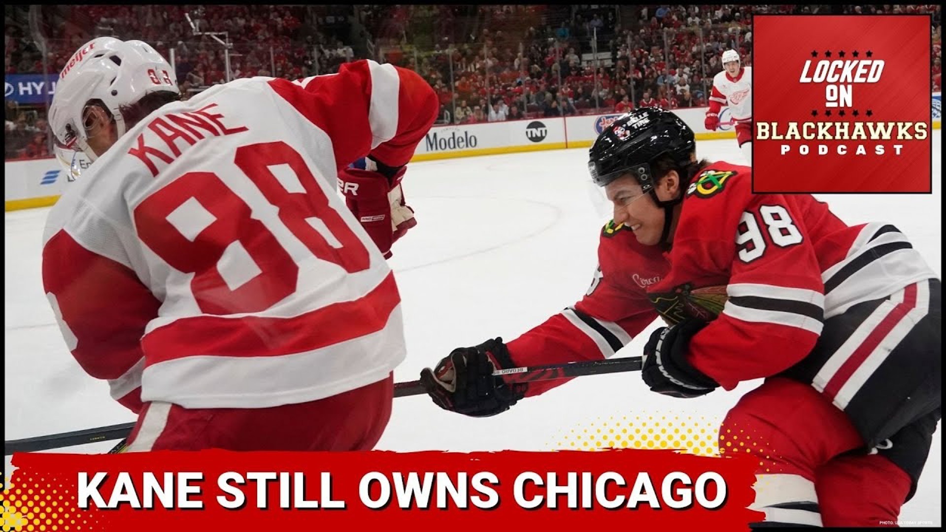 Thursday's episode begins with a recap of the Chicago Blackhawks' 4-1 loss to the Detroit Red Wings.