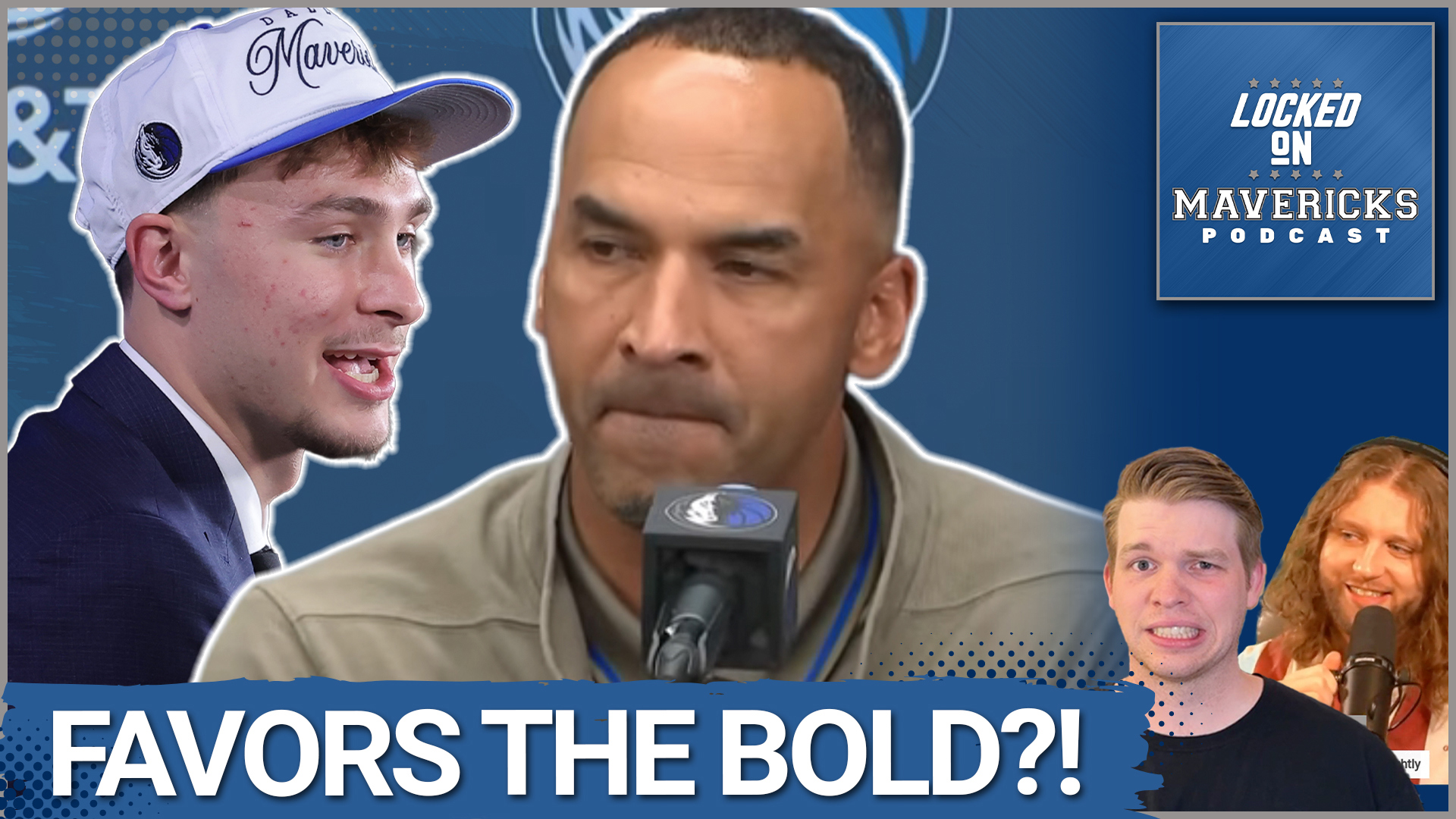 Nico Harrison discusses Cooper Flagg's impact, free agency plans, and two-way signings. Why did Nico say "fortune favors the bold" at his press conference?