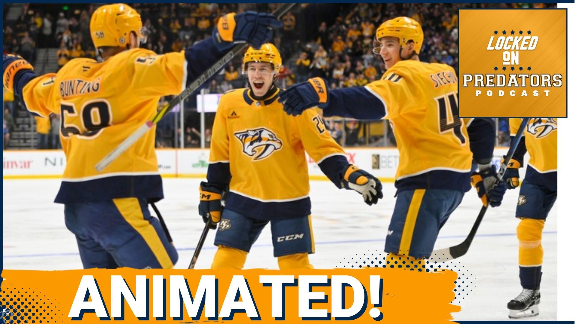 The NHL and Nashville Predators team up to create a "hockey-verse" for a special animated game broadcast as they face the Columbus Blue Jackets tonight.