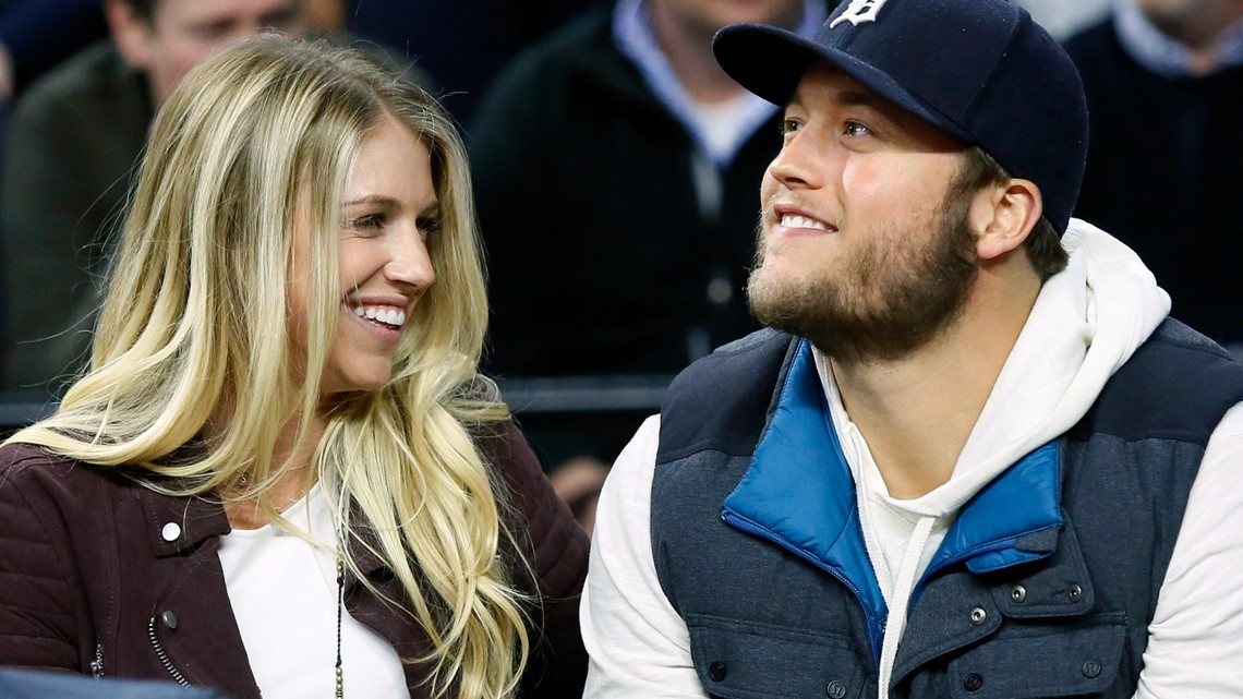 Matthew Stafford's wife apologized for throwing pretzel at a 49ers fan  during Monday's loss to San Francisco