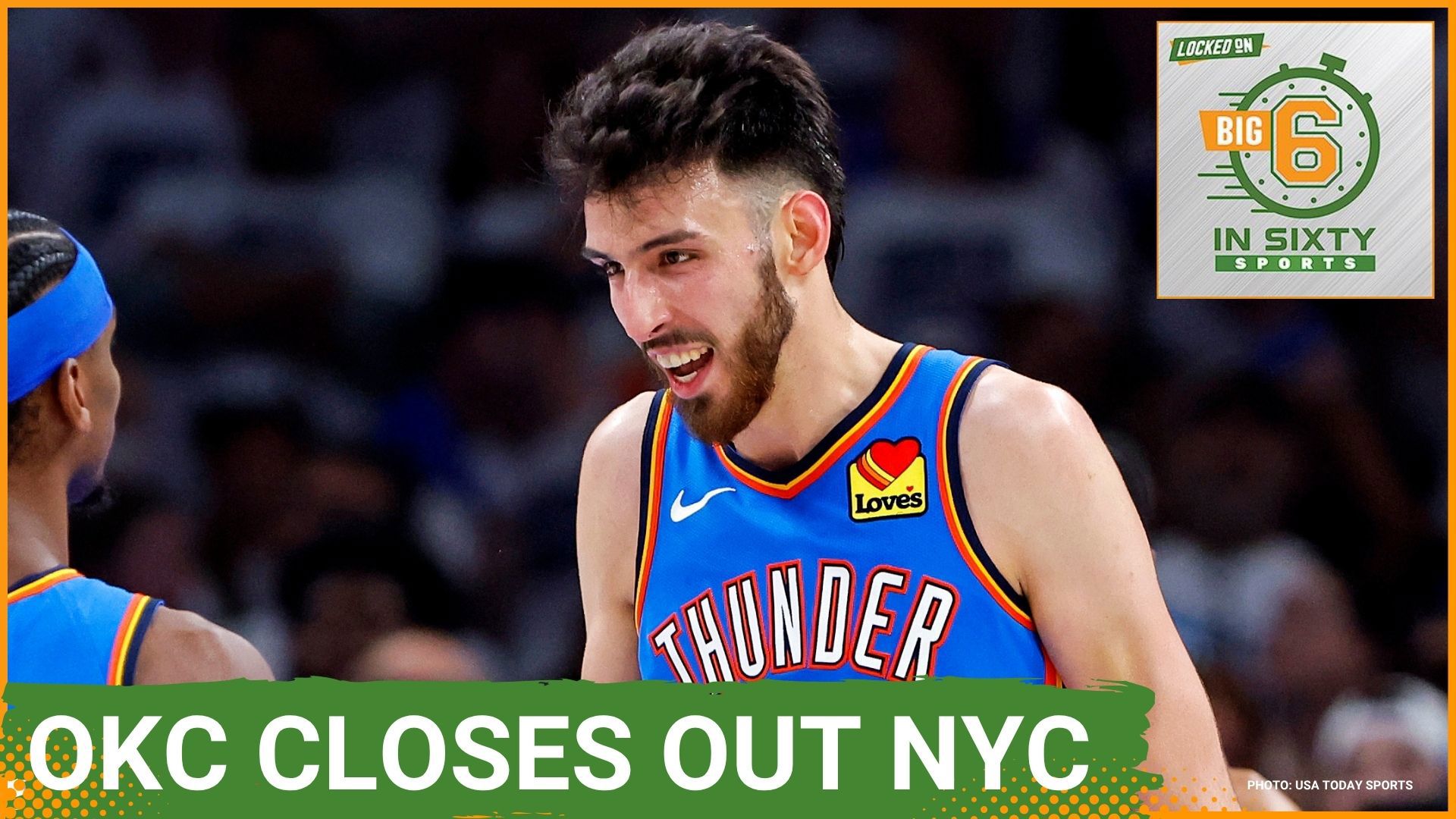 The Thunder close out the Knicks and the Panthers move to the Stanley Cup Final. The Nuggets introduce David Adelman and Caleb Williams sets the record straight.