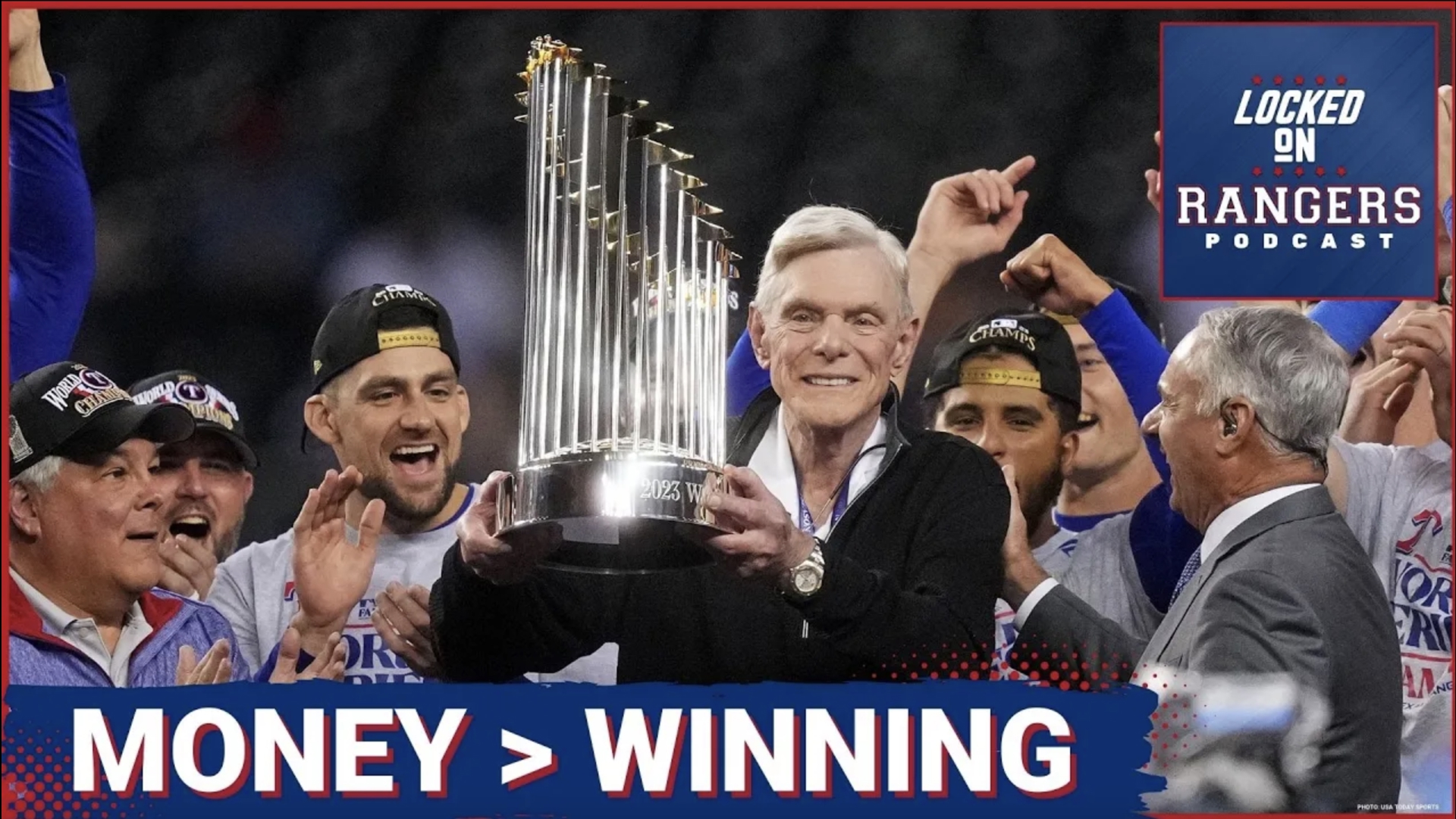 The Texas Rangers won their franchise's first World Series championship in 2023 led by star free agent signings Corey Seager, Marcus Semien and Nathan Eovaldi.