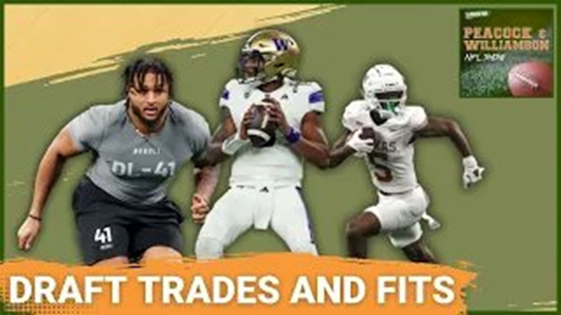 QB Trades and DL/WR Fits from Dane Brugler's 7Round Mock Draft