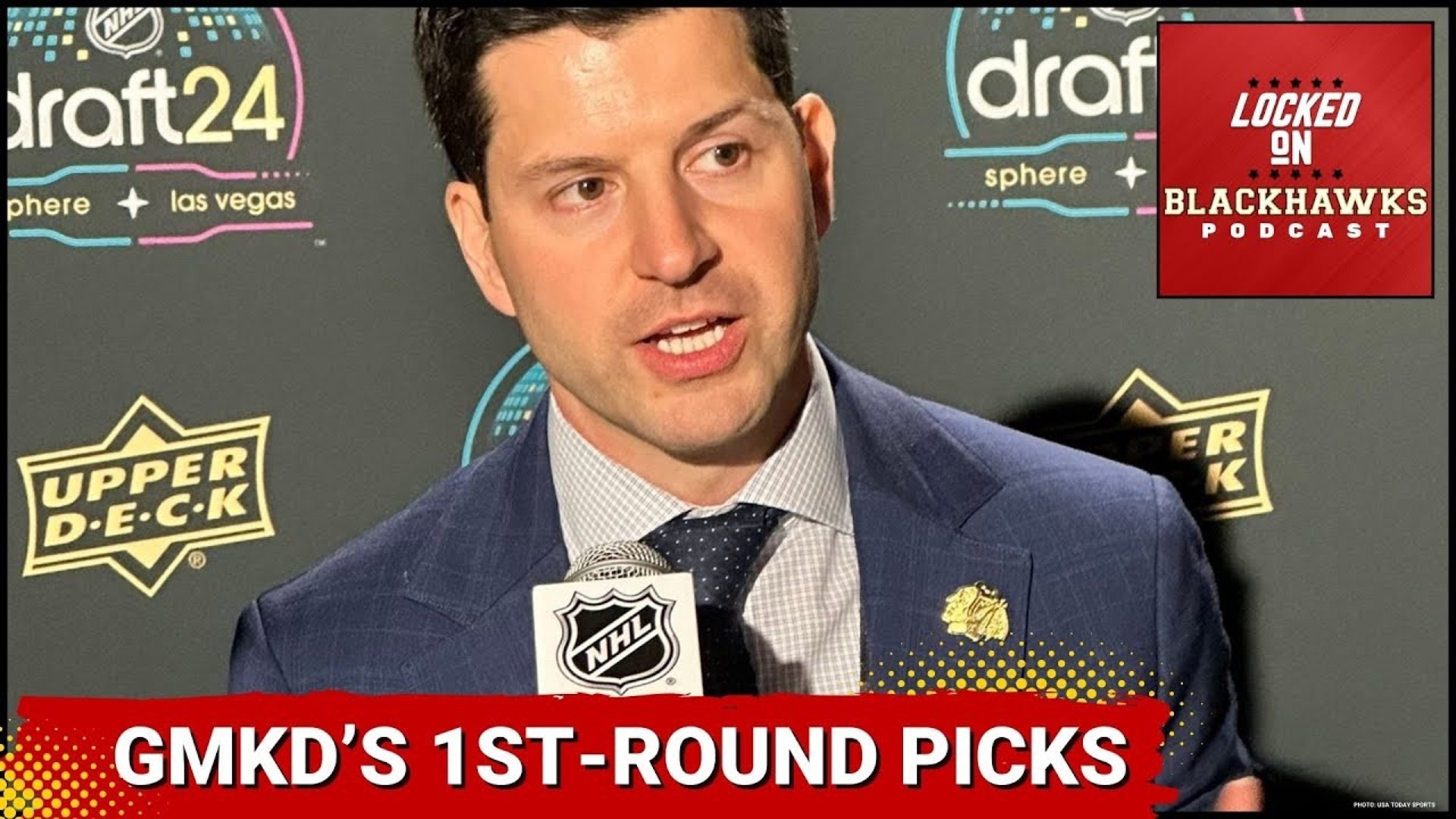 Tuesday's episode begins with a look back at Kyle Davidson's first-round picks since taking over as the general manager of the Chicago Blackhawks.