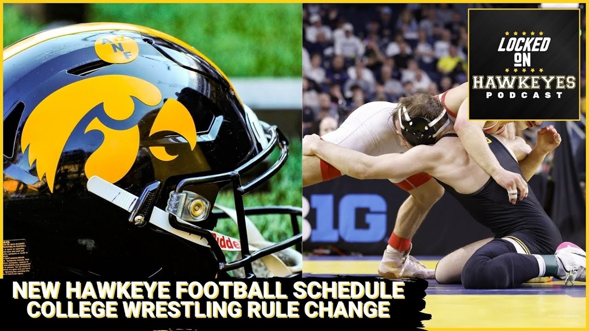 New Iowa Football Schedule for 2024-25, Big Wrestling Rule Change