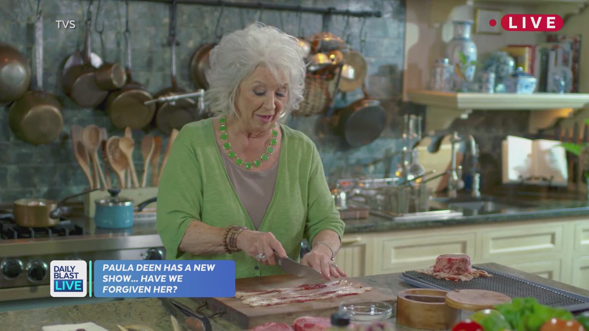 Paula Deen is making her way back to TV. Her new show, "Positively Paula," is a nationally syndicated show that is available in over 180 million homes. The lifestyle/food show invites you to share a moment with a friend. Have we forgiven Paula?